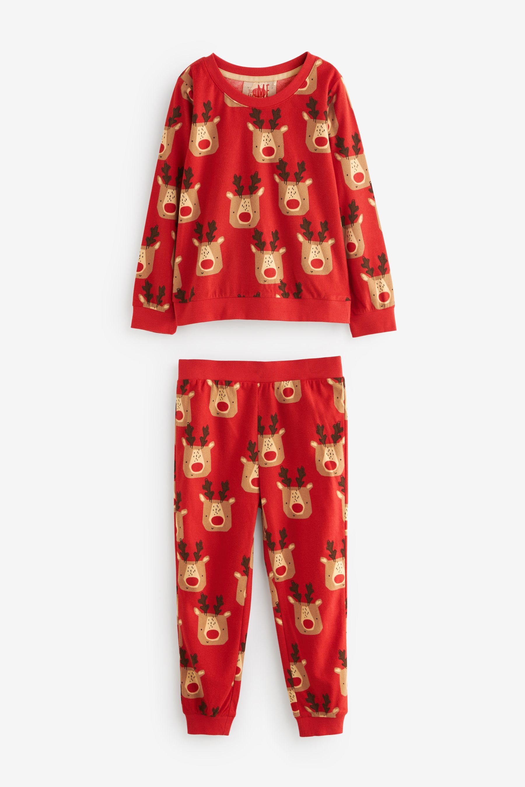 Next Pyjama Weihnachtspyjamas für Kinder, Familienkollektion (2 tlg)