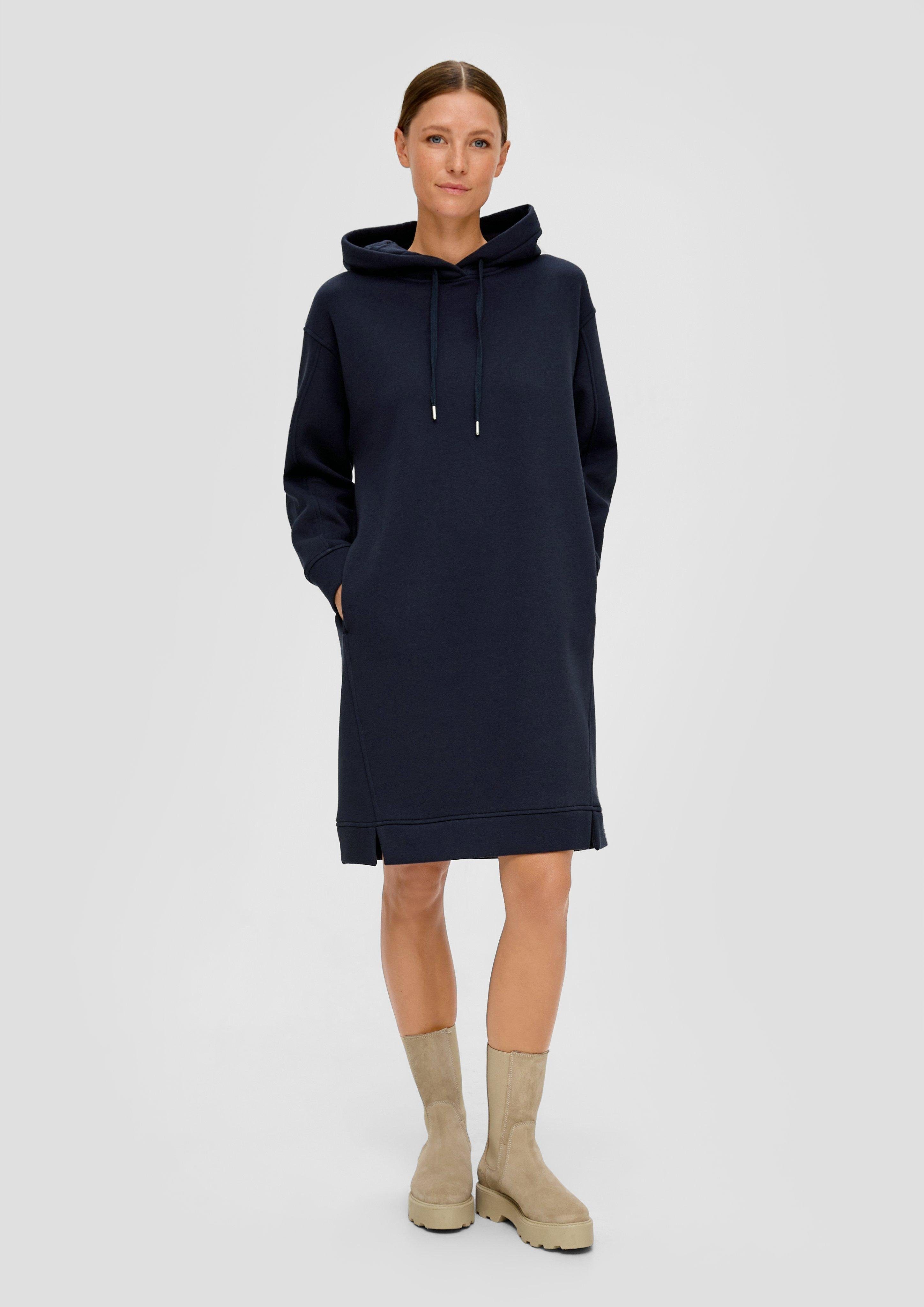 s.Oliver Minikleid Hoodiekleid aus Baumwollmix navy | Kleider