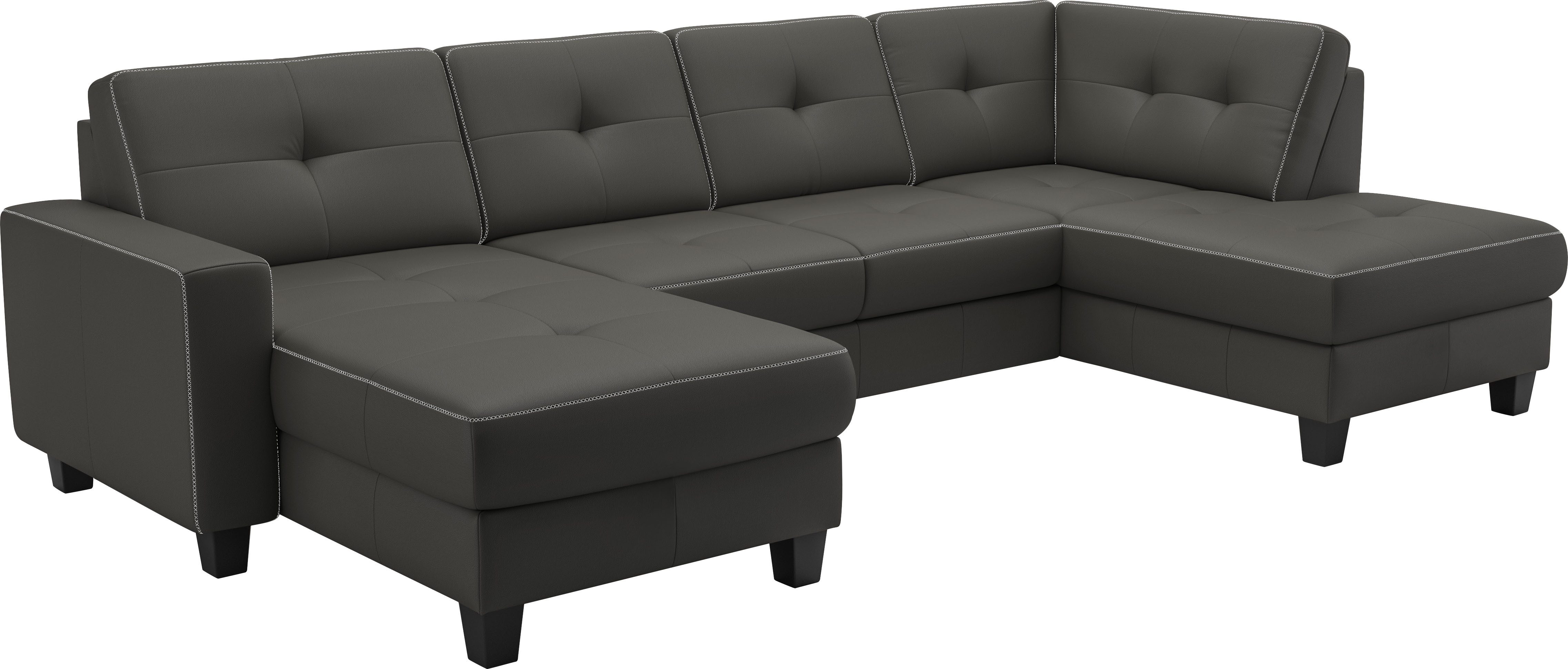 Home affaire Wohnlandschaft Varese, wahlweise mit Bettfunktion und Bettkasten