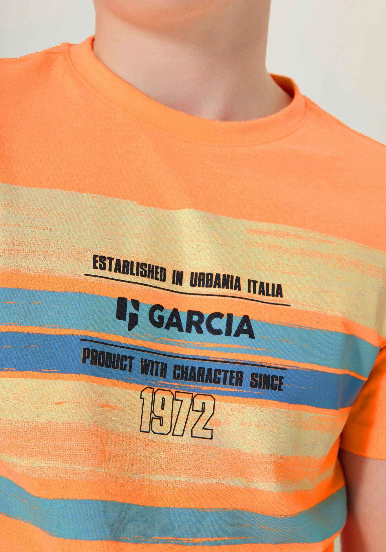 Garcia T-Shirt for BOYS neon carrot