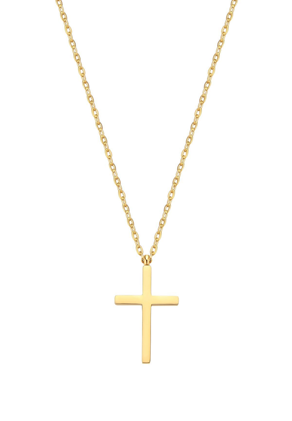 Hey Happiness Kreuzkette mit Anhänger Kreuz, wasserfest, Elegante Damen Hal günstig online kaufen