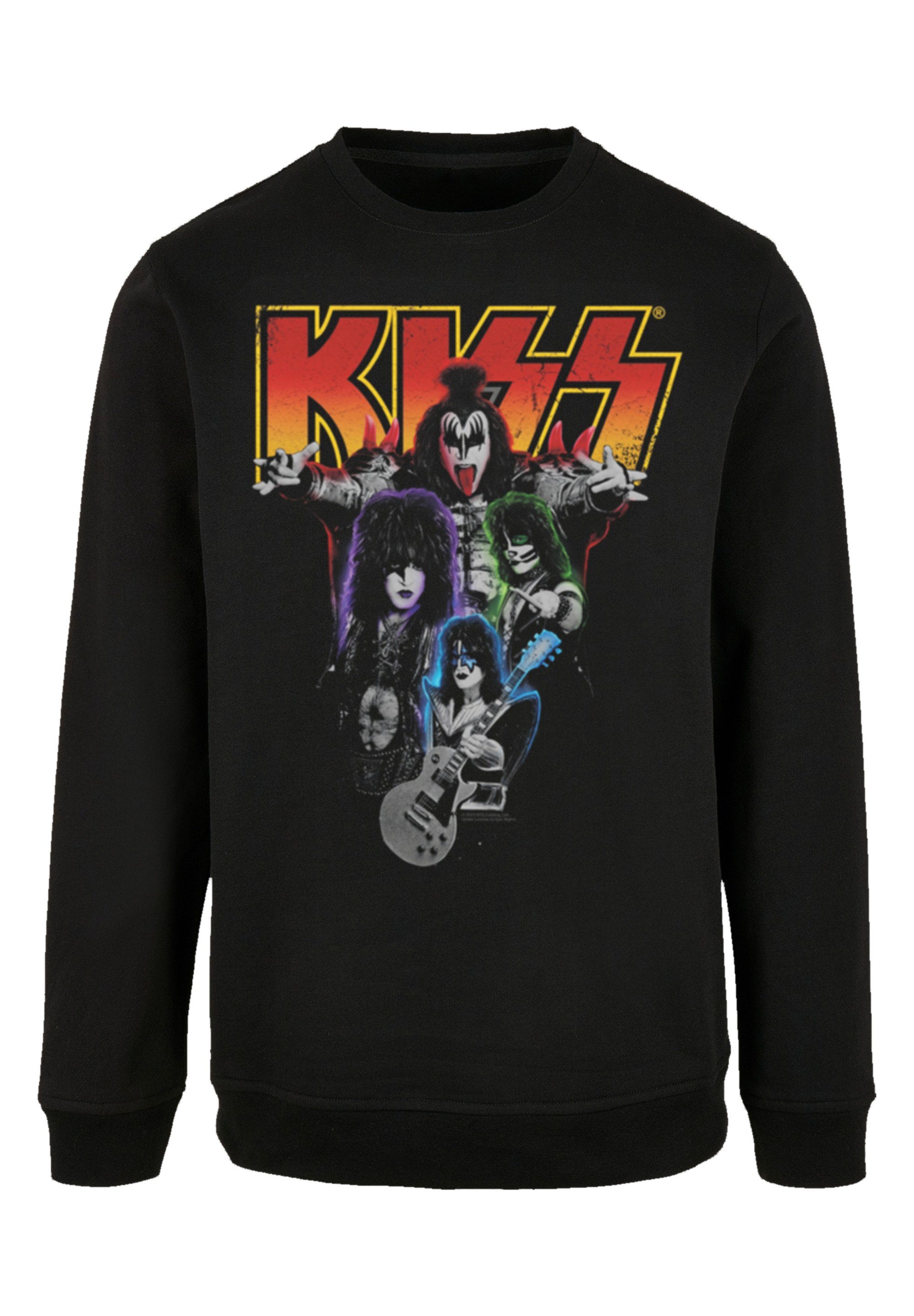 Premium F4NT4STIC By Rock Rock Off Neon Musik, Qualität, Kiss Band Sweatshirt