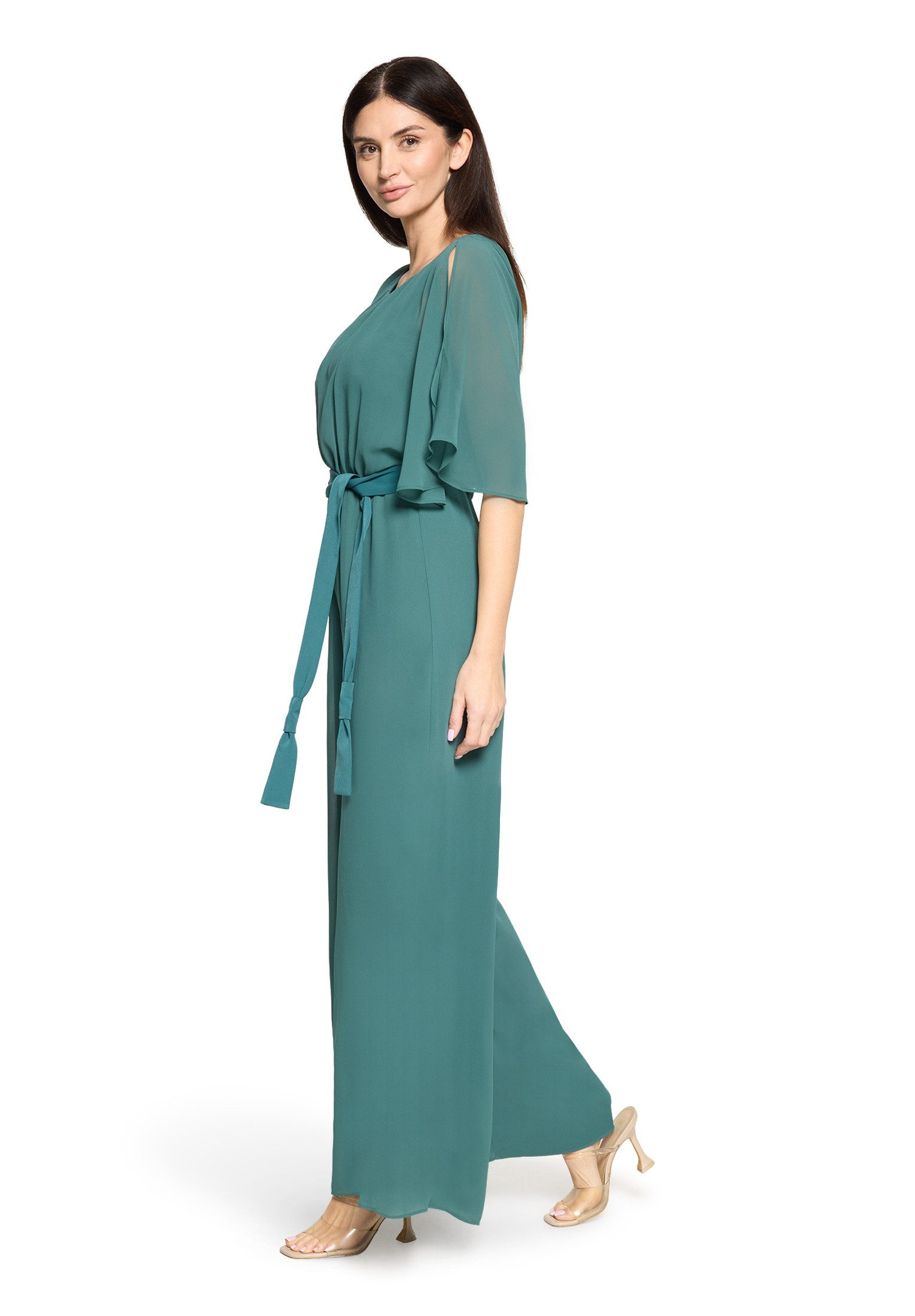 Vera Mont Overall Damen mit Bindegürtel (1-tlg) Design