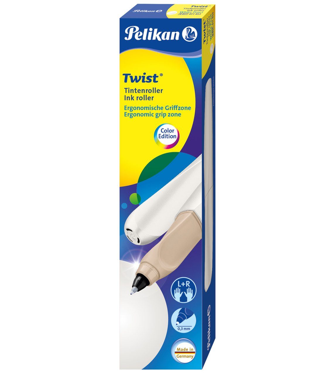 Pelikan Tintenroller Twist White Pearl