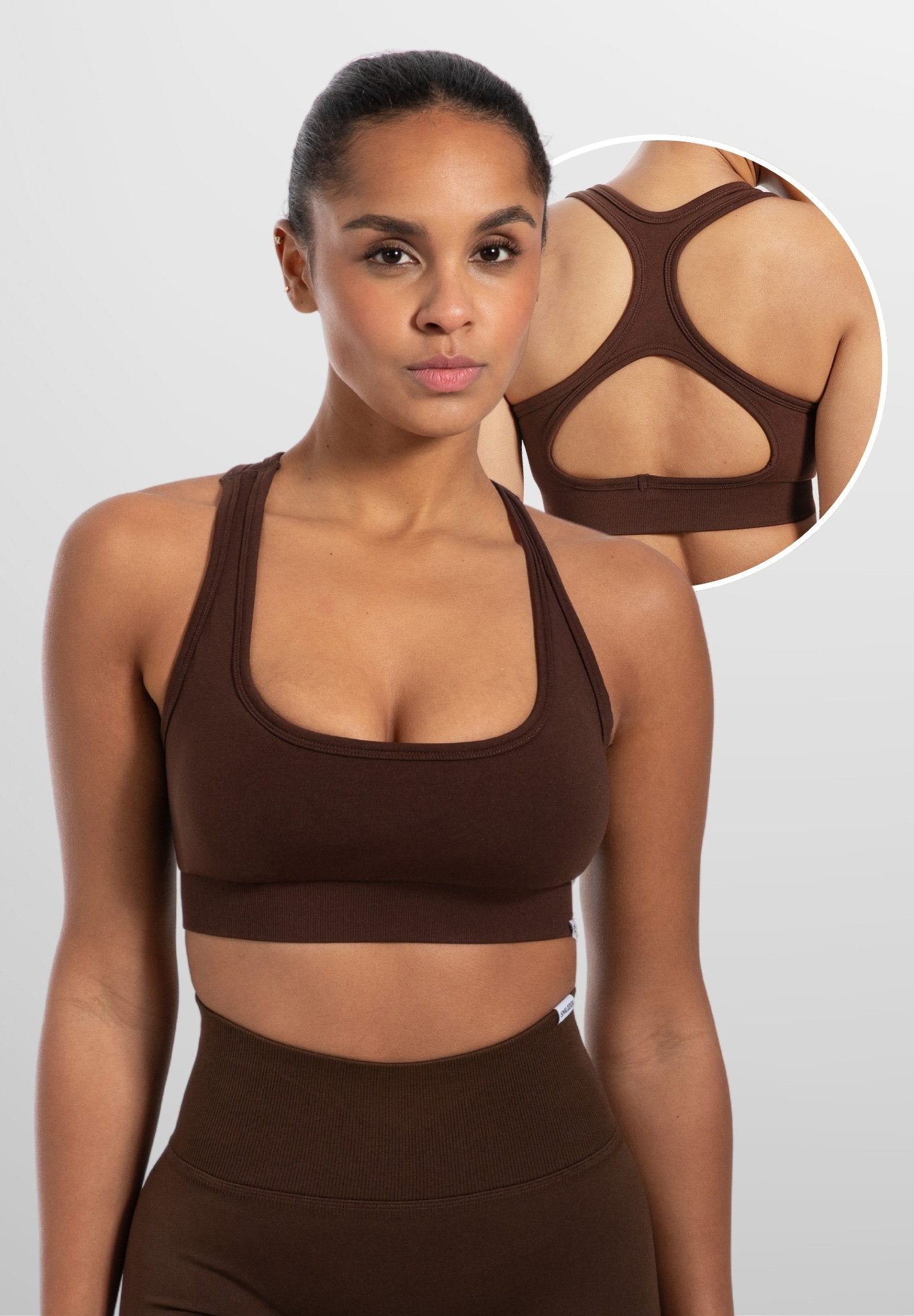 Smilodox Sport-BH Louisa, Blickdicht Rutschfestes Sport Bra, Gerippter Stof günstig online kaufen