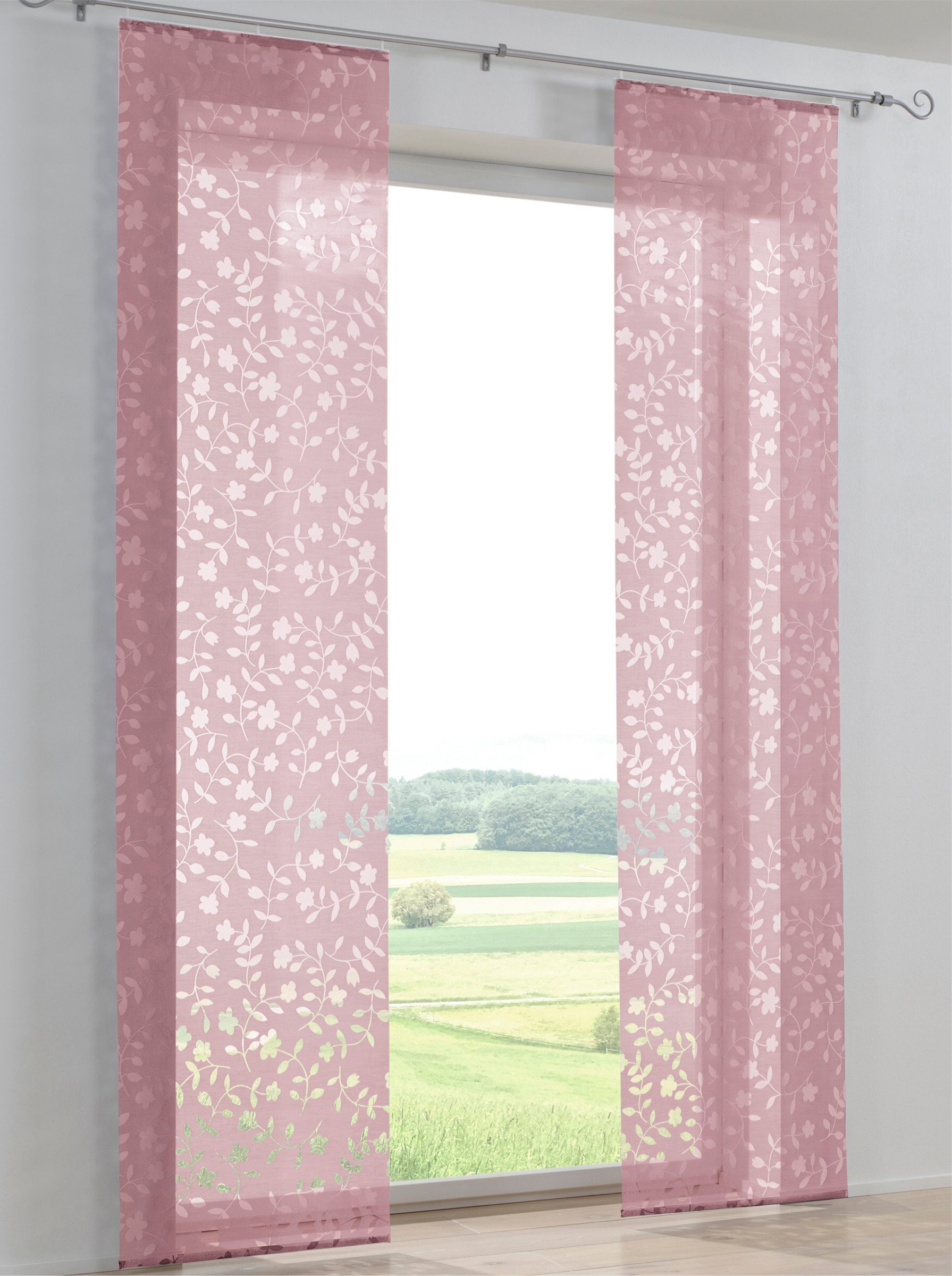 heine Gardine Schiebevorhang, Klettband (2 St), günstig online kaufen
