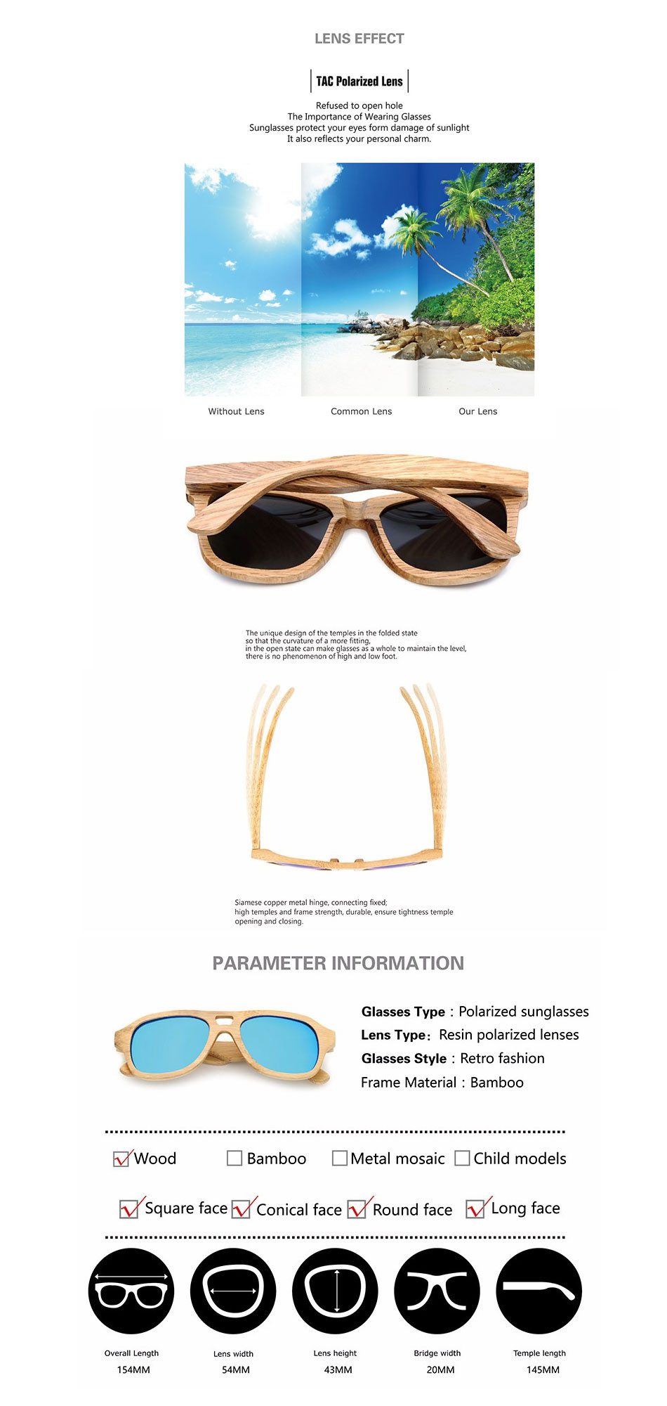 urbandreamz Sonnenbrille Bambus Holz Sonnenbrille Herren günstig online kaufen