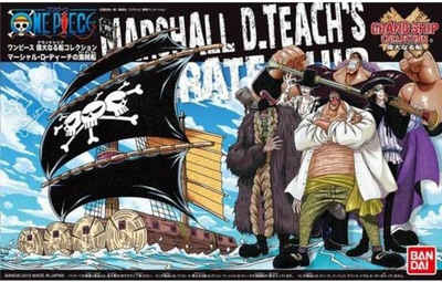 Bandai Sammelfigur One Piece - Marshall D. Teach's Ship / Grand Ship Collection /BANDAI
