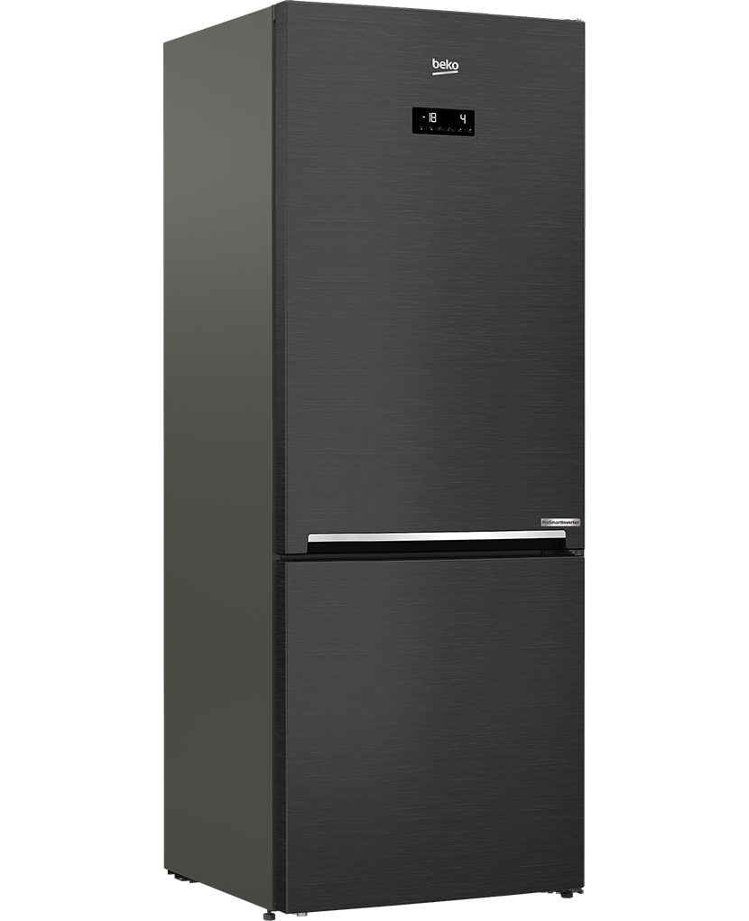 BEKO Kühlschrank RCNE560E60ZXRN, 192 cm hoch, 70 cm breit, No Frost,  SmoothFit, HarvestFresh, Multifunktionsdisplay