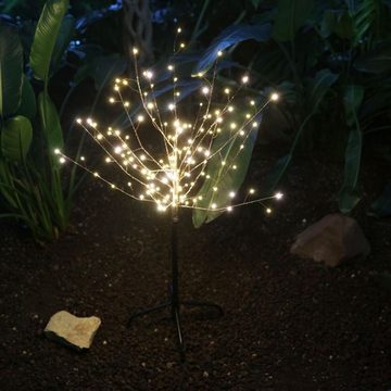 BURI LED Dekolicht LED Lichterbaum 100cm Leuchtbaum Dekobaum Gartendeko Weihnachtsdeko wa
