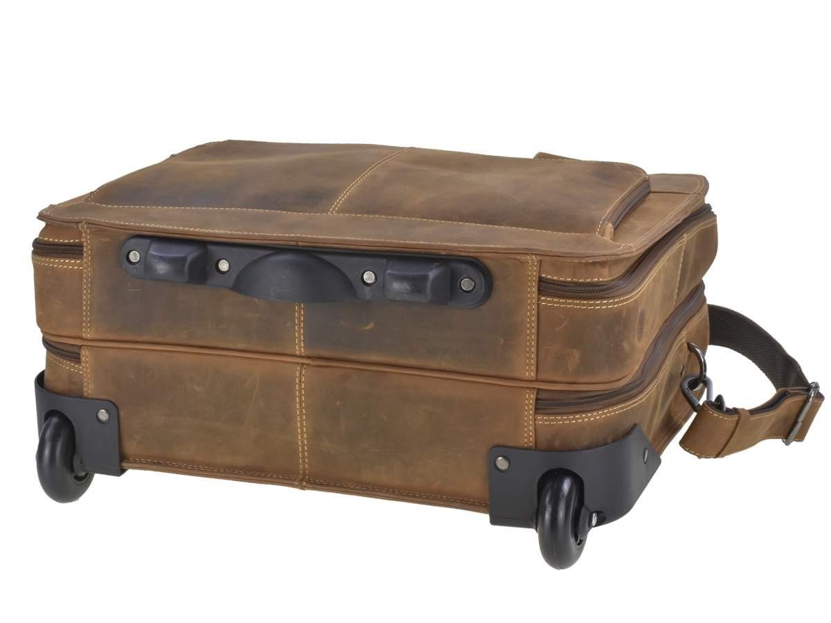 Greenburry Aktentasche Vintage, Businesstasche, Rolltasche, für Herren, für Damen, mit Notebookfach