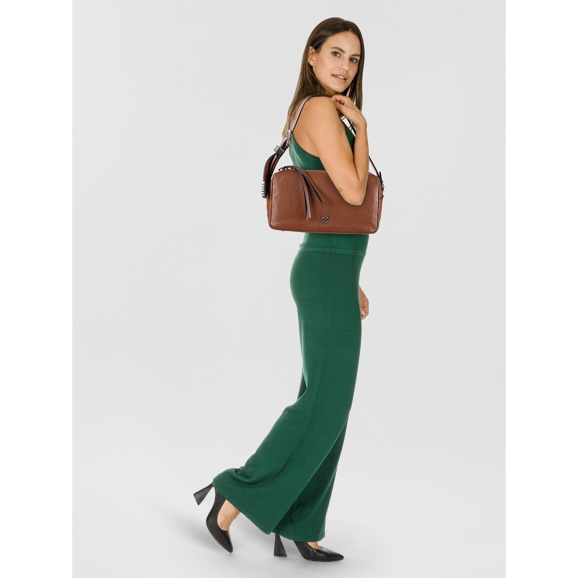 PINKO Schultertasche Bauletto, Leder