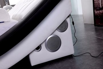 JVmoebel Bett Bett Design Betten Digital USB Luxus Schlafzimmer Möbel Leder Doppel