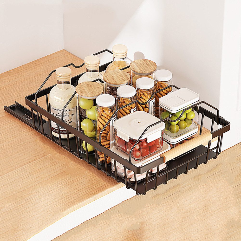 GarveeMore Küchenorganizer-Set Ausziehbarer Schrank-Organisator Multifunkti günstig online kaufen