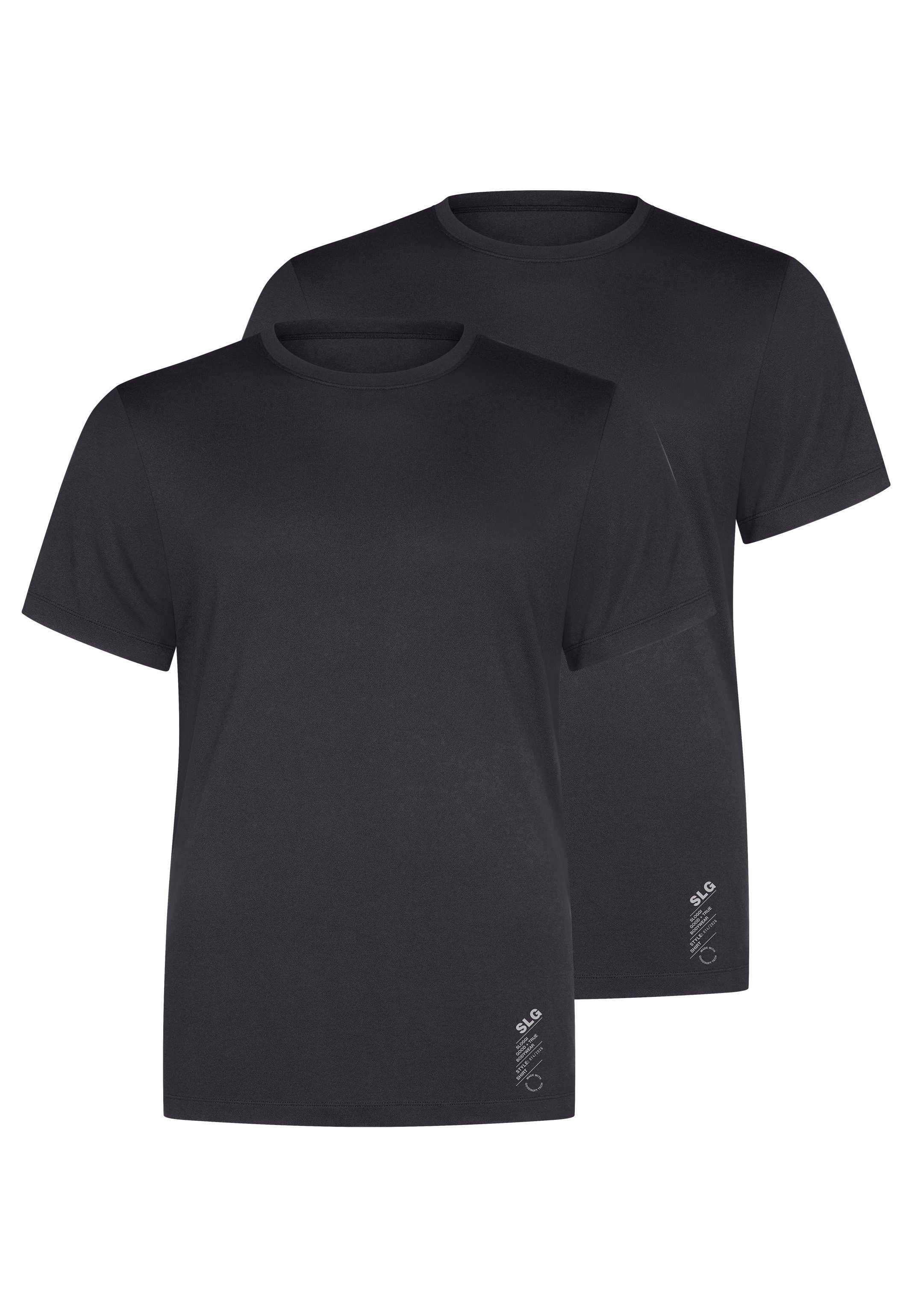 sloggi Unterhemd 2er Pack SLG Base Soft (Spar-Set, 2-St) Unterhemd / Shirt Kurzarm - Atmungsaktiv