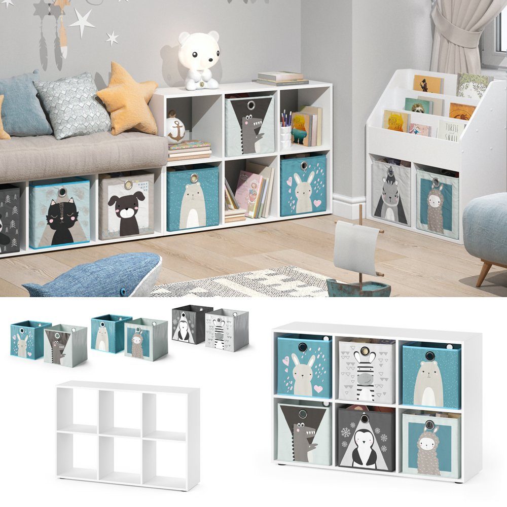 Vicco Bücherregal, Weiß, 72 x 107 günstig online kaufen