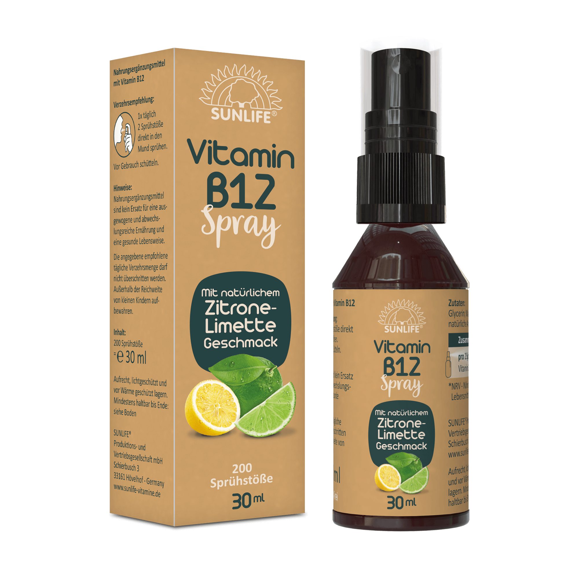 SUNLIFE SUNLIFE® Vitamin B12 Spray Spray, 1 St., 30 ml