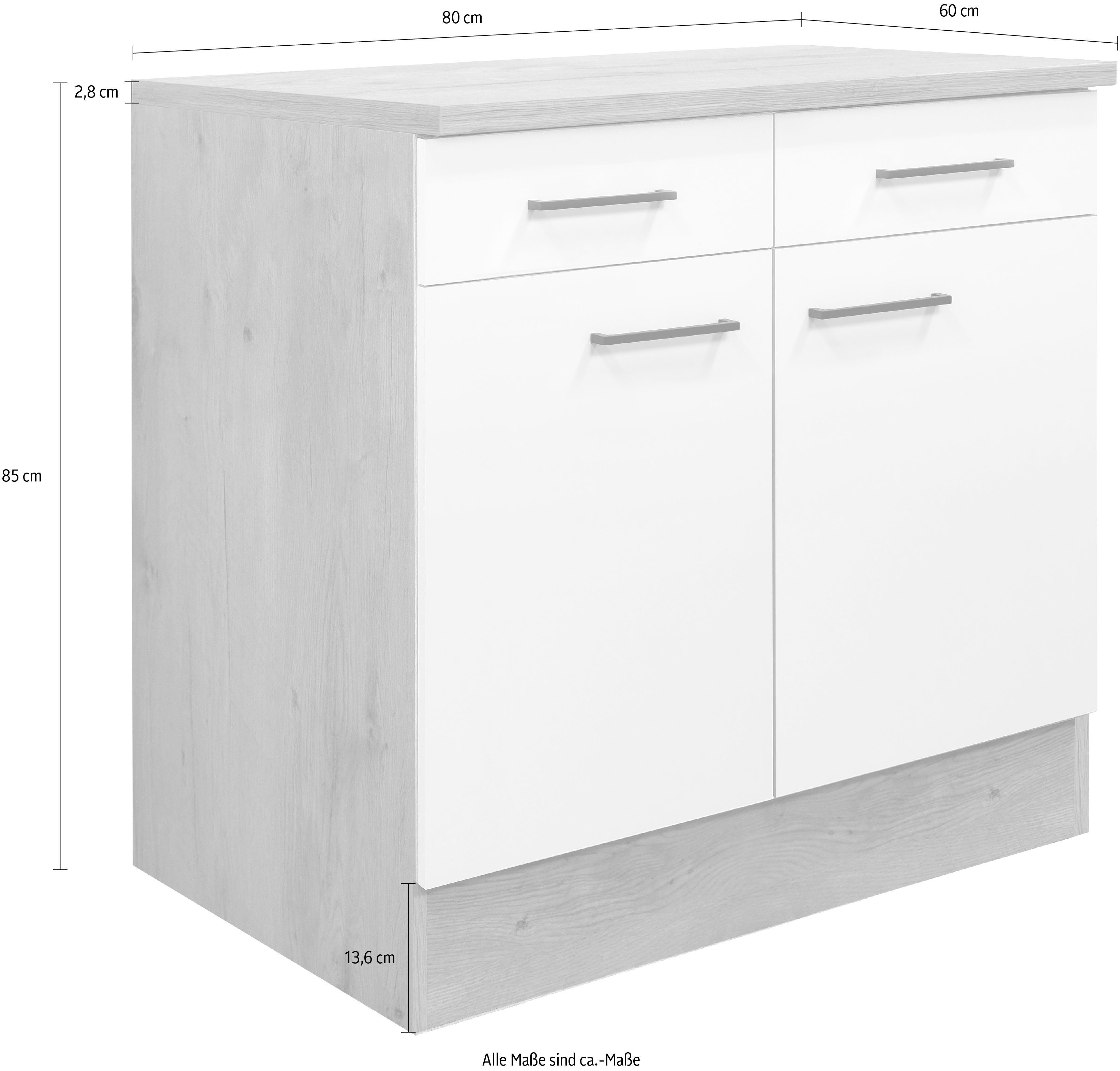 Flex-Well Unterschrank Morena (B x H x T) 80 x 85 x 60 cm, für viel Stauraum – Bild 3 von 5