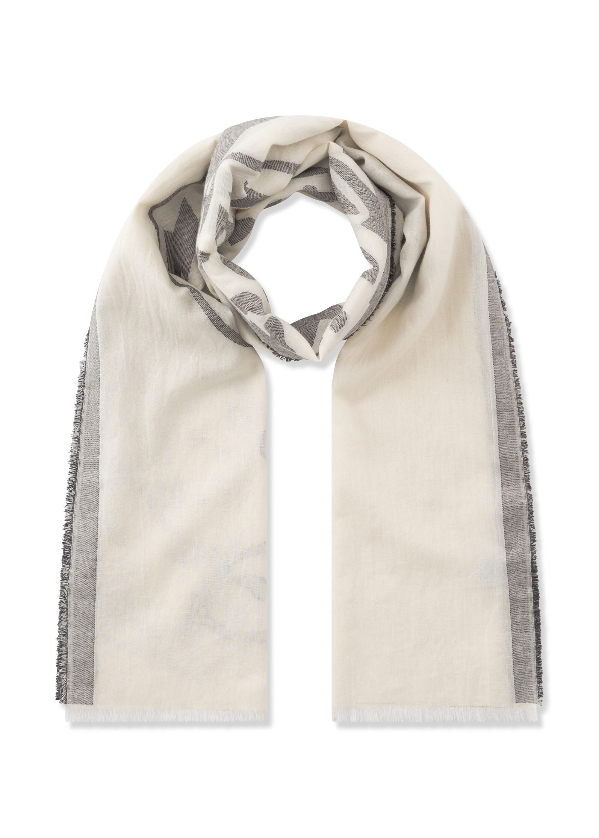 Codello Modeschal, (1-St), Leoparden-Jacquard