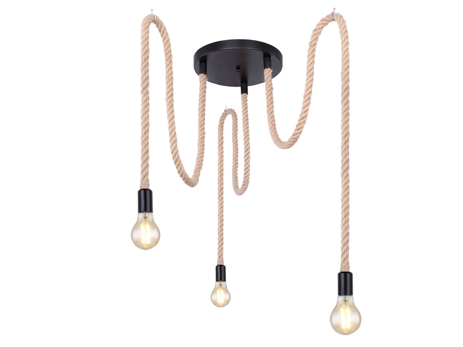 GLOBO LIGHTING LED Pendelleuchte, Dimmfunktion, LED wechselbar, Warmweiß, A günstig online kaufen