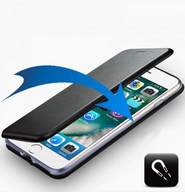 Numerva Handyhülle Handy Tasche Book Case für Samsung Galaxy A22 / A22 5G, Klapphülle Flip Cover Hardcover Schutz Hülle Etui