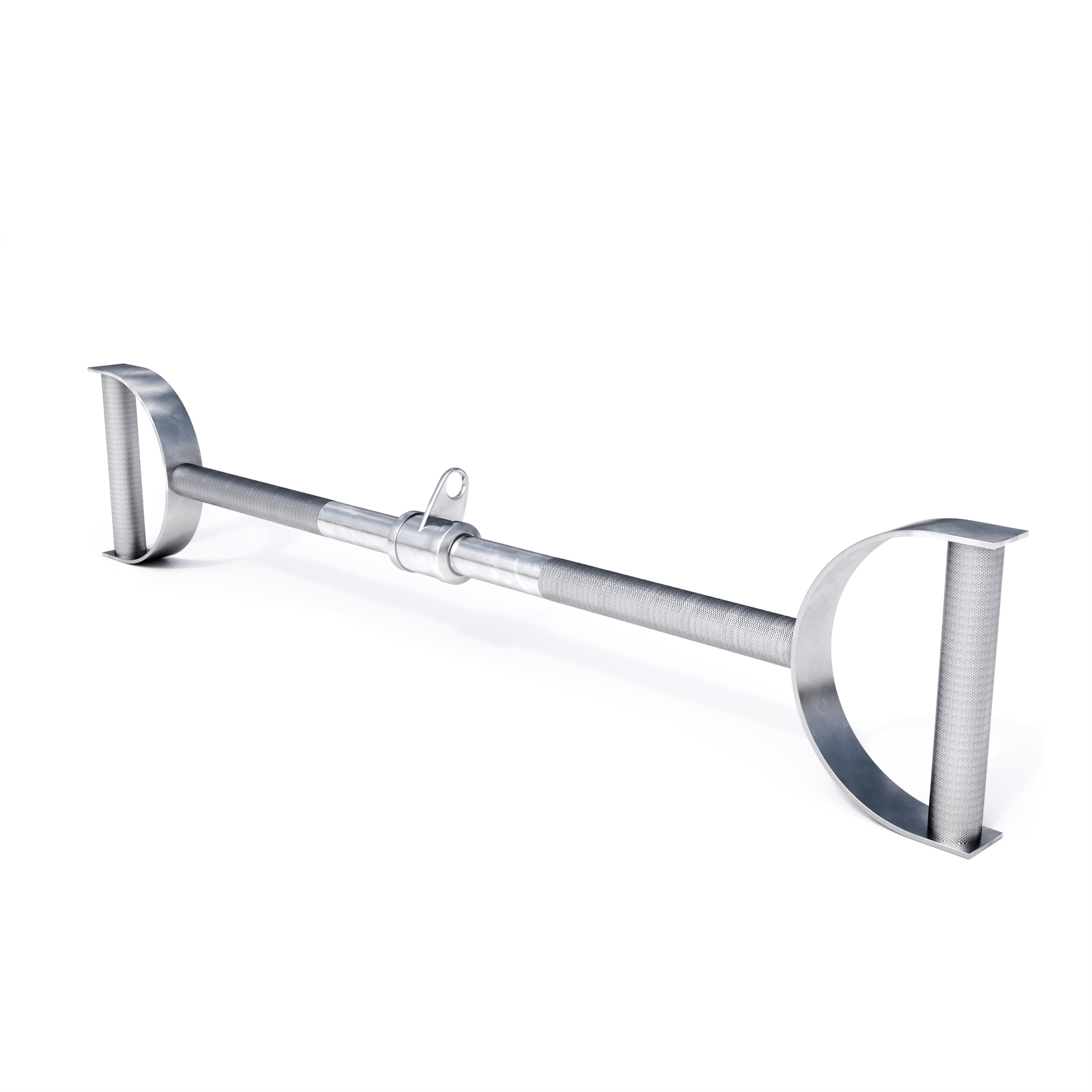 Trainingshilfe Latzugstange, Hufgriff, mit Drehgelenk, 76 cm, bis 200 kg, aus Chrom