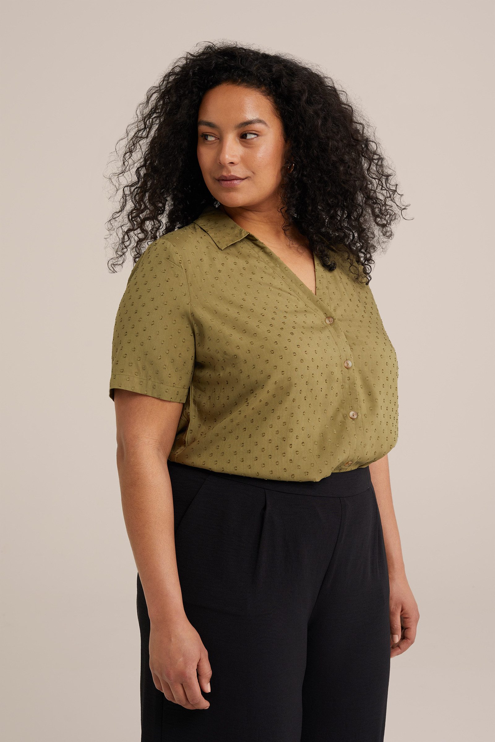 WE Fashion Kurzarmbluse günstig online kaufen