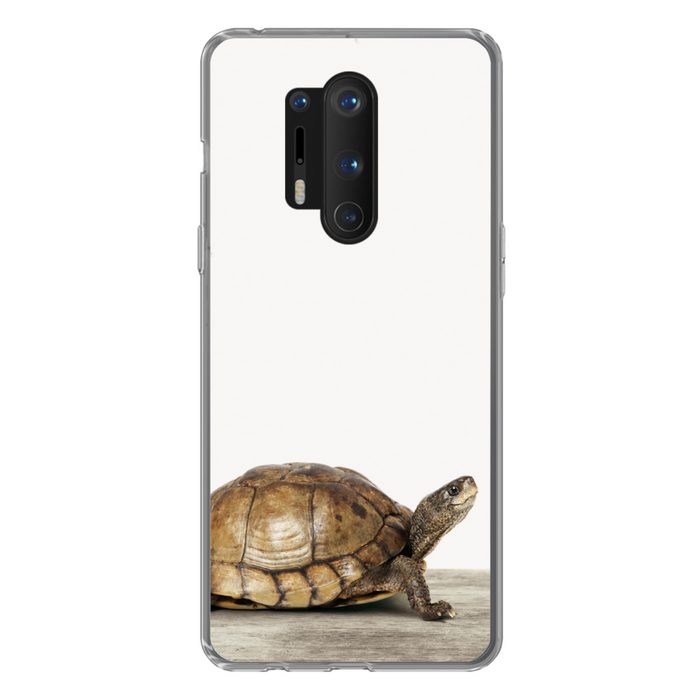 MuchoWow Handyhülle Schildkröte - Junge - Tiere - Kinder - Mädchen Phone Case Handyhülle OnePlus 8 Pro Silikon Schutzhülle