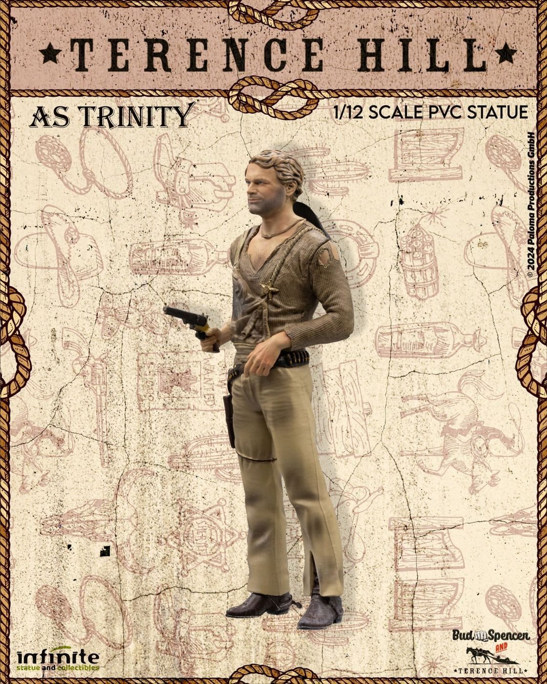 Infinite Statue Merchandise-Figur Terence Hill as Trinity 1/12 PVC 15cm