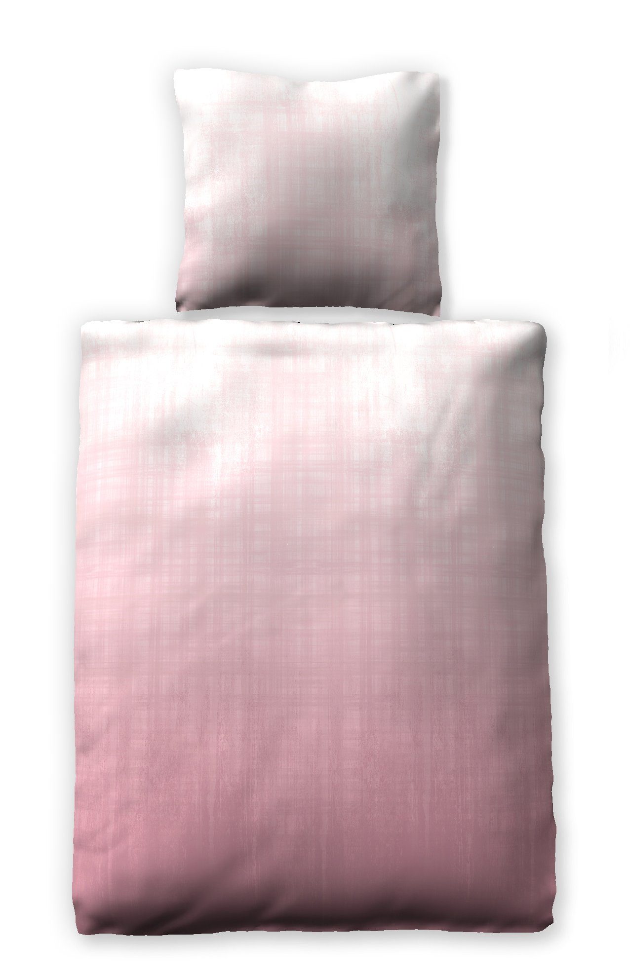 jilda-tex Bettwäsche Washed out - Pink, Satin, Satin-Bettwäsche mit Ombré-Farbverlauf. € 39,95, (€ 39,95 pro 1 Stk).