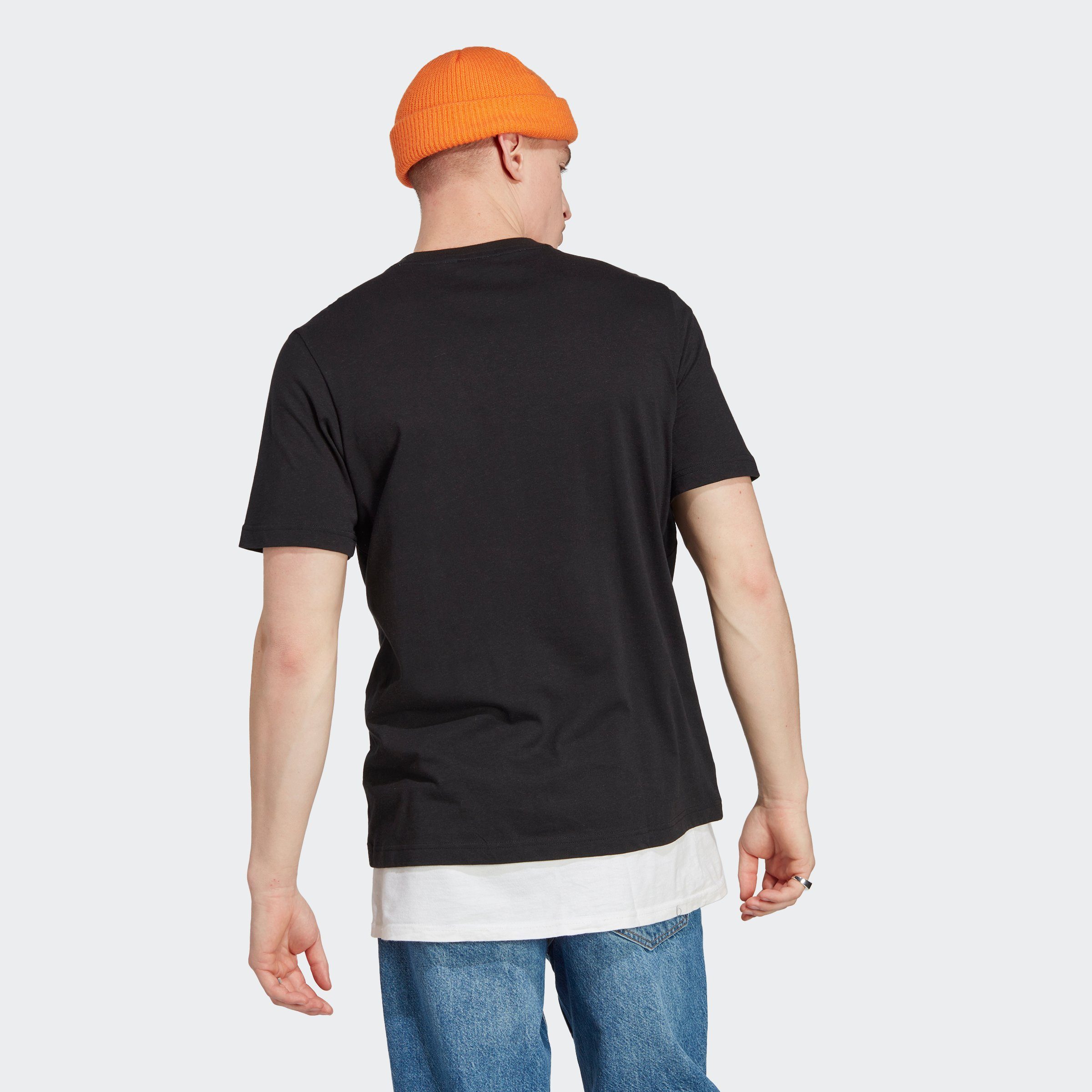 adidas Originals T-Shirt Black WITH HEMP MADE ESSENTIALS