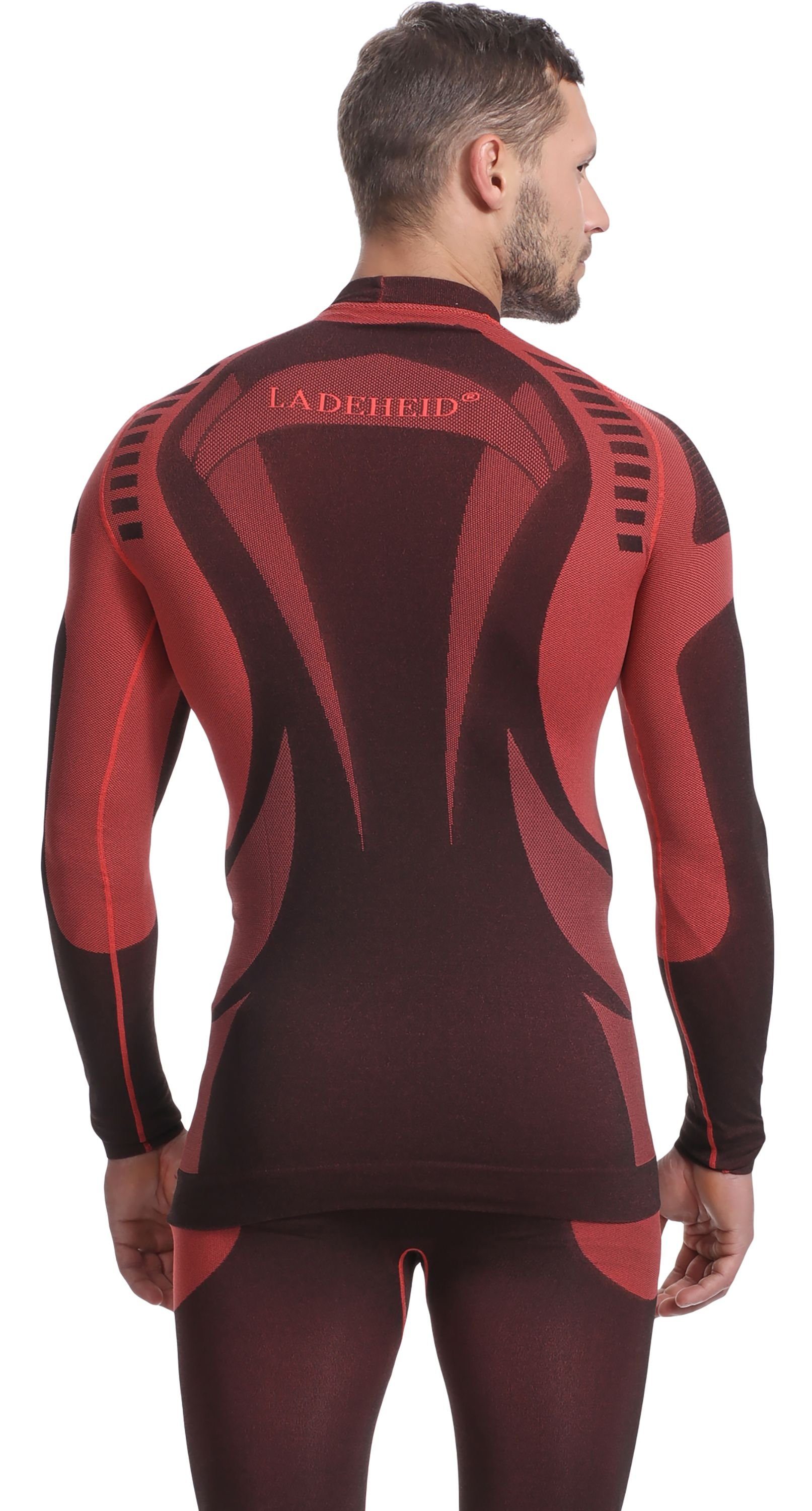 Ladeheid Funktionsunterhemd Funktionsunterwäsche langarm Shirt Thermoaktiv für Herren