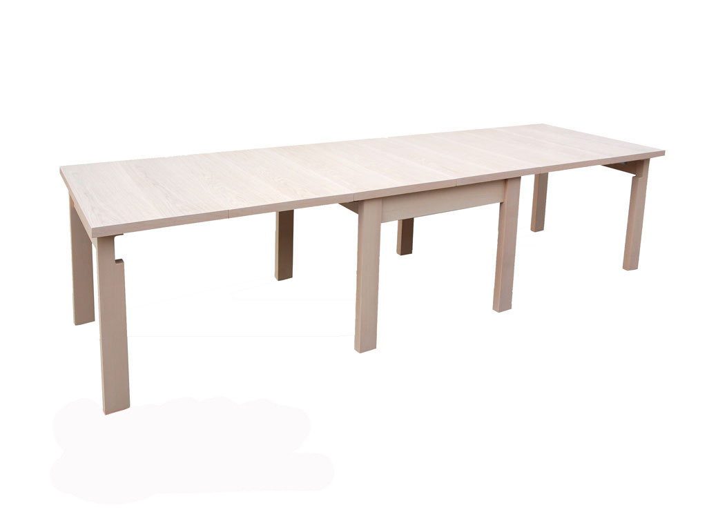 Xlmoebel Esstisch Ausziehbarer Holztisch für Esszimmer und Konferenzen (ESSTISCH S24 TISCH ESSTISCHE 90X90 / 90X290 CM), Hergestellt in Europa