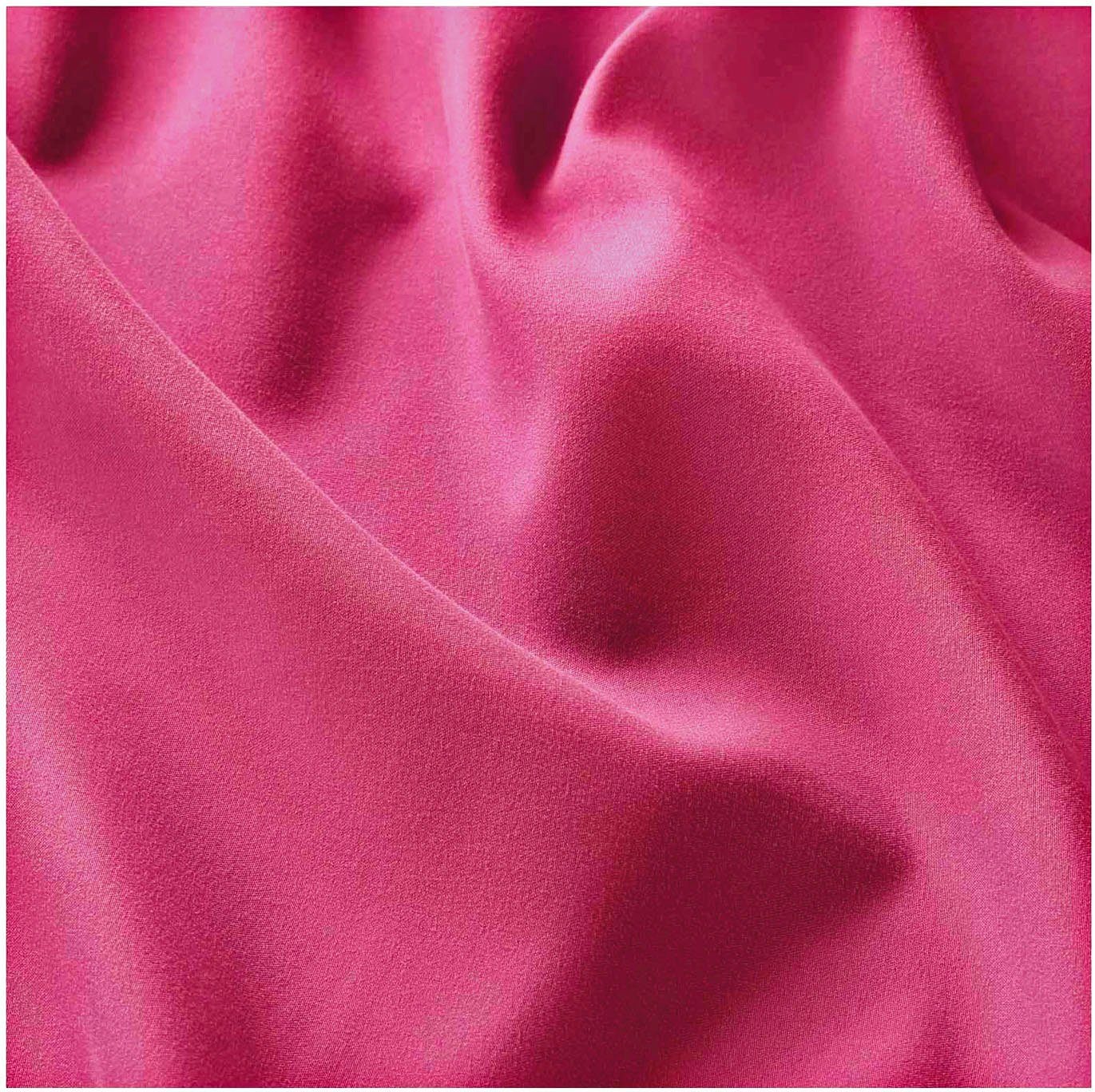 Vorhang Vito, Weckbrodt, blickdicht, blickdicht, Schlaufen Microvelour, St), Satin, Gardine, Schlaufenschal, Unifarben fuchsia (1