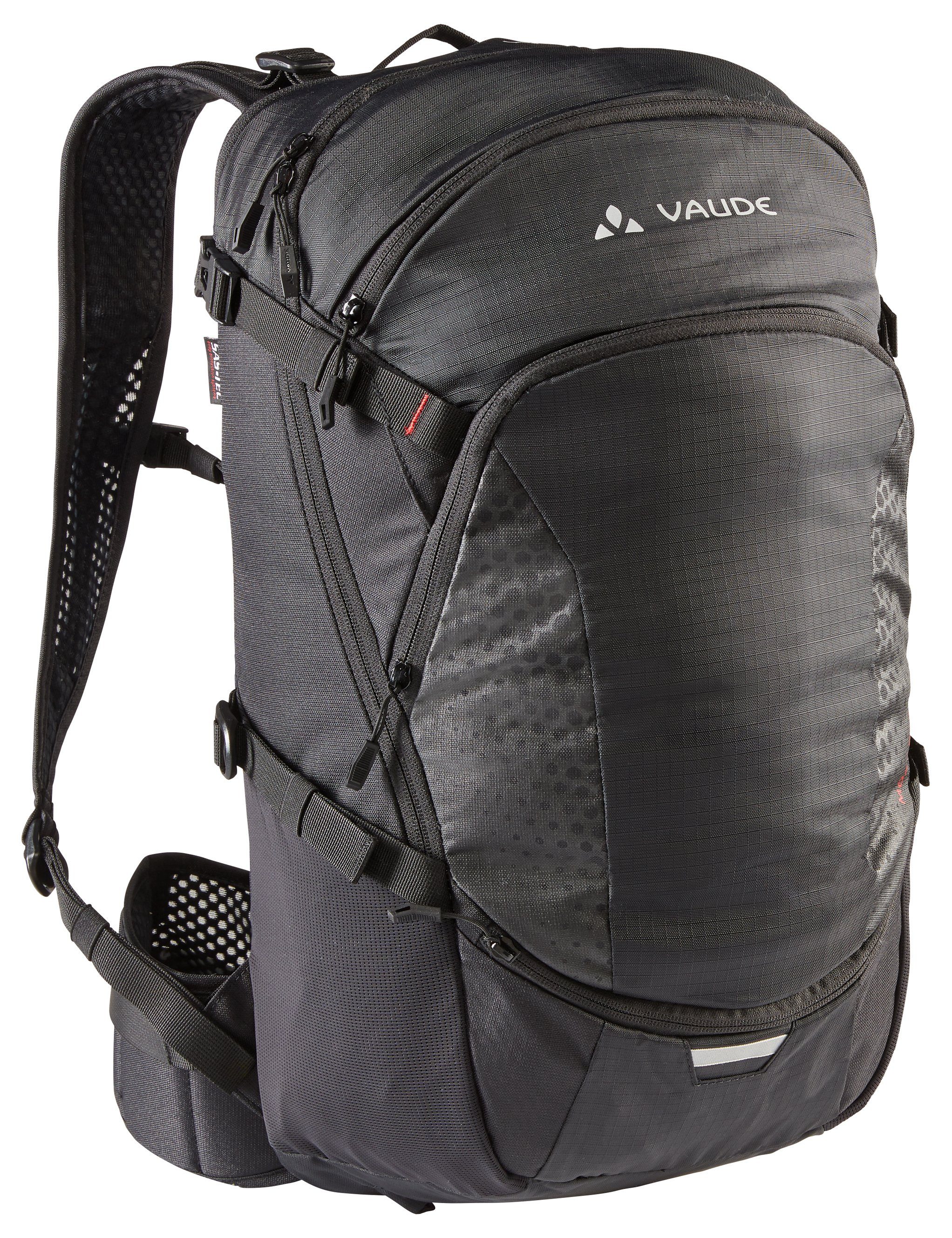 VAUDE Wanderrucksack Moab Pro 22 II (Kein Set), Grüner Knopf black