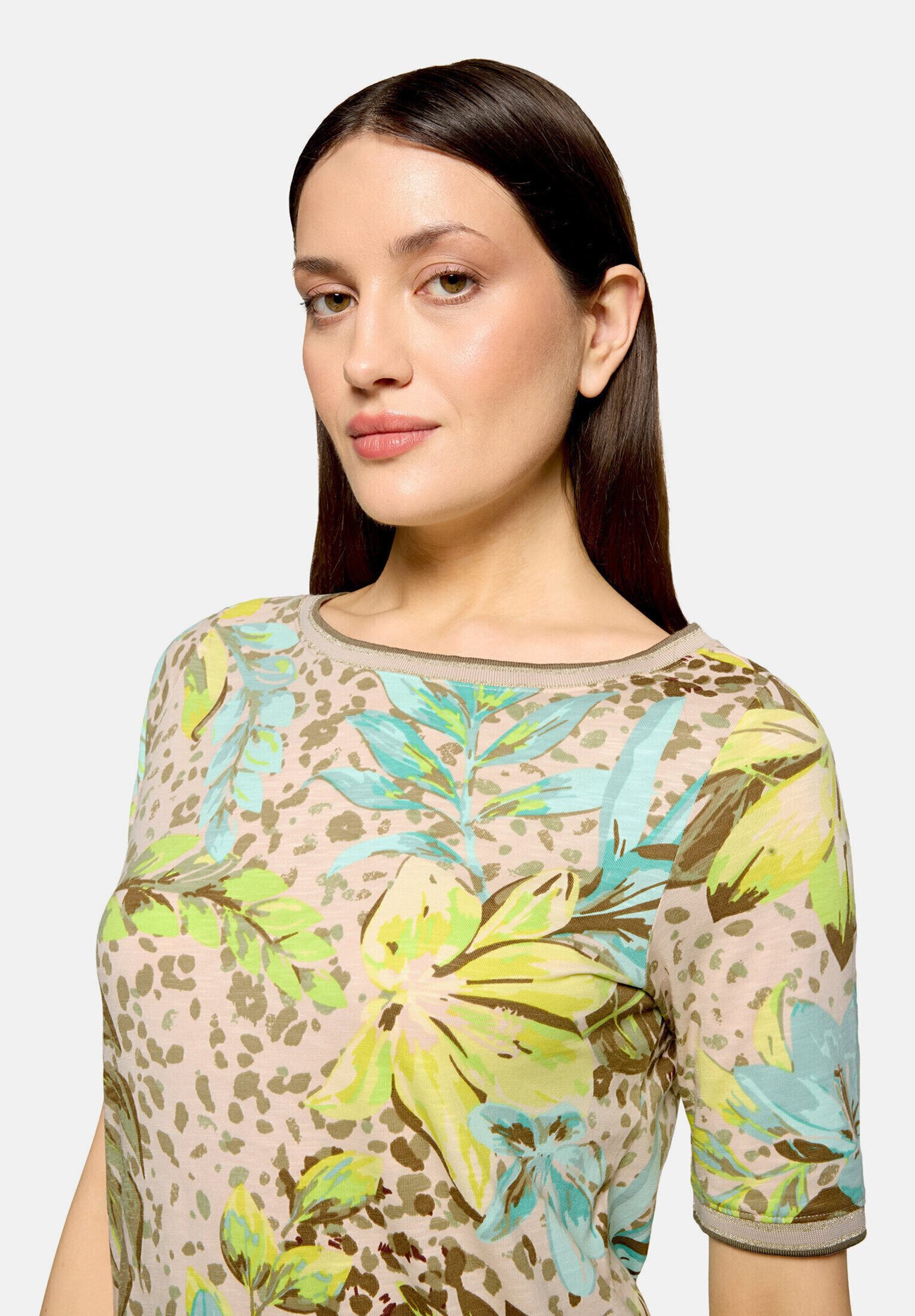 Betty Barclay Kurzarmshirt Damen mit Tunnelzug (1-tlg)