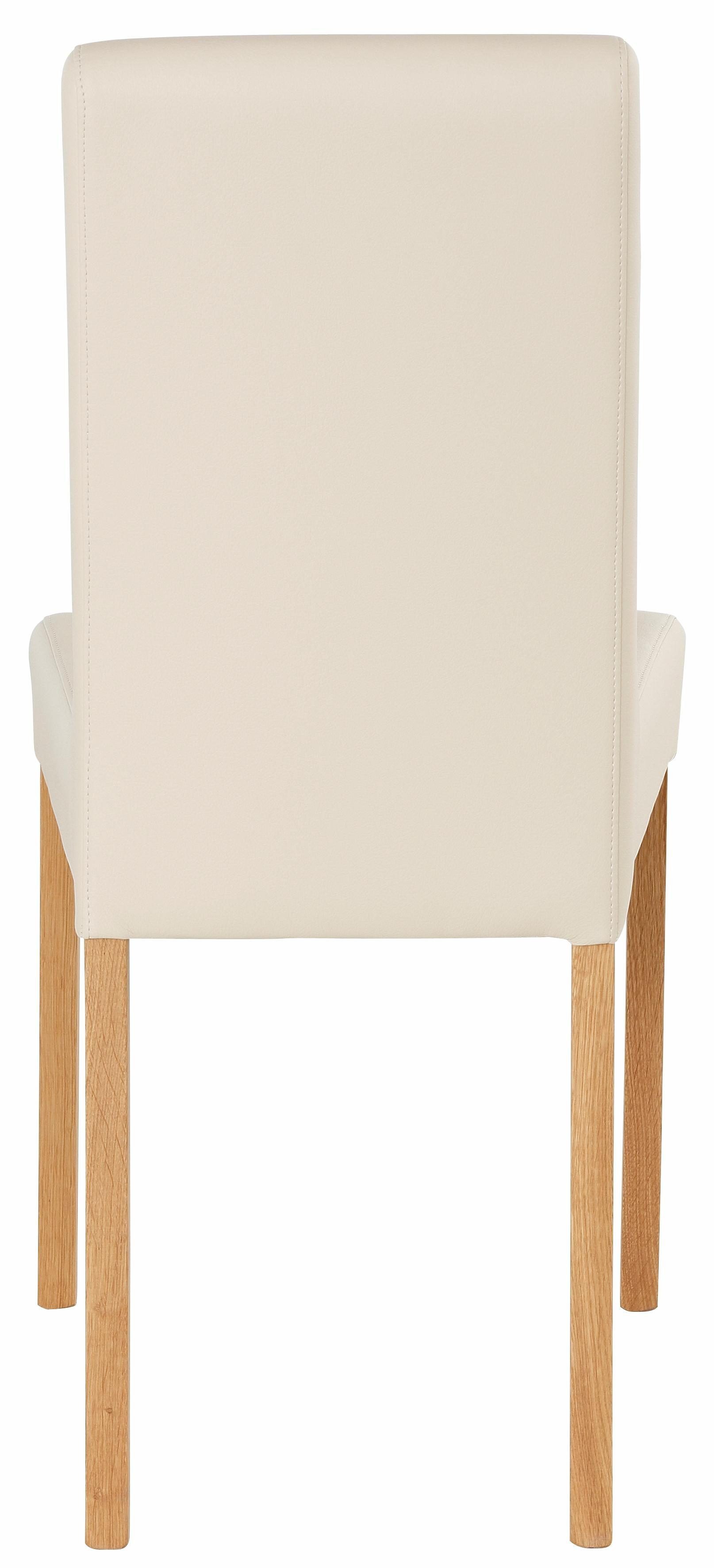 Home affaire 4-Fußstuhl Bologna (Set, 2 St), Gestell aus Massivholz