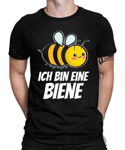 Quattro Formatee Kurzarmshirt Ich bin eine Biene Imker Honig Süß Herren T-Shirt (1-tlg)