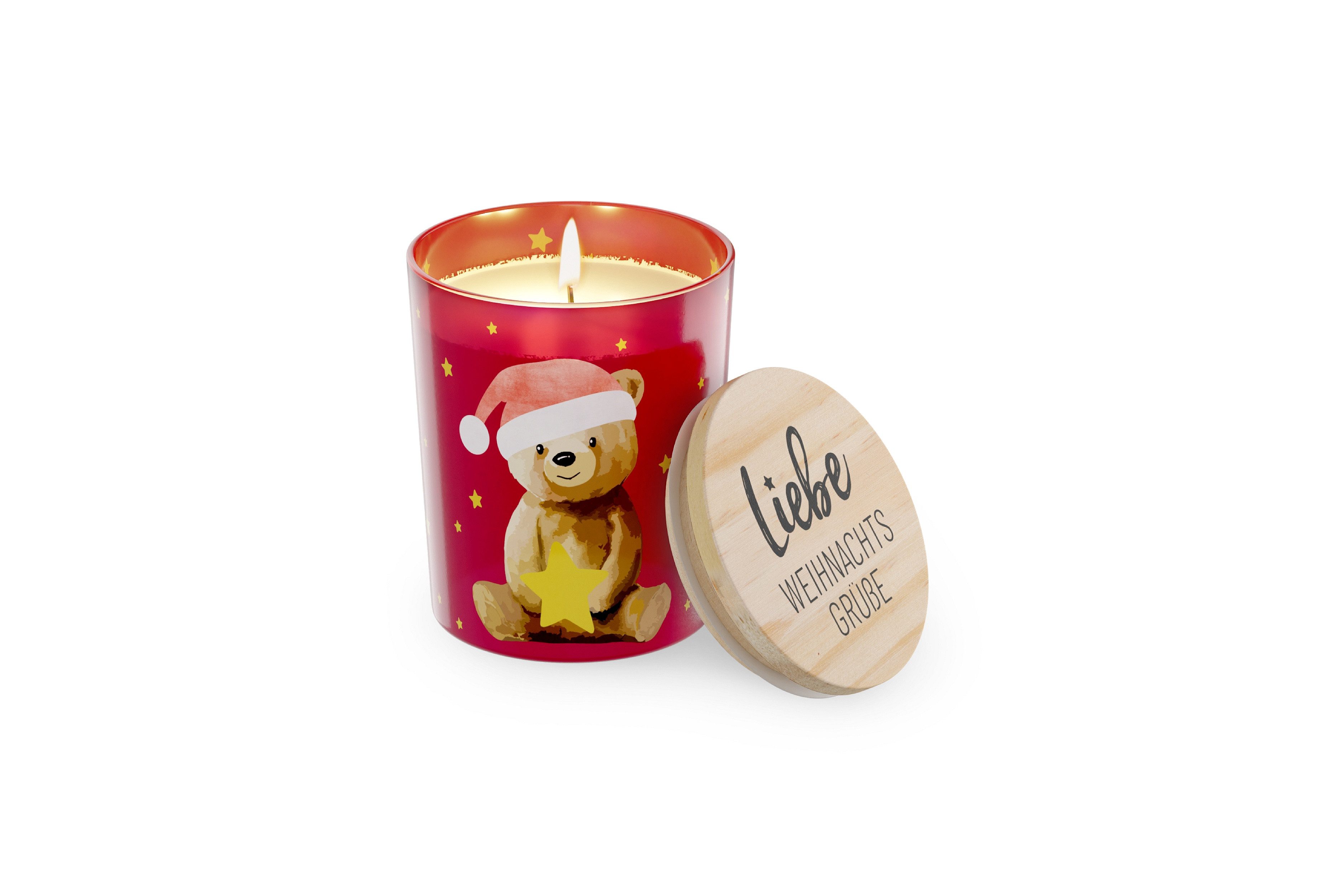 La Vida Duftkerze Kerze Duftkerze Glas mit Deckel Vanille Geschenk Weihnachten la vida