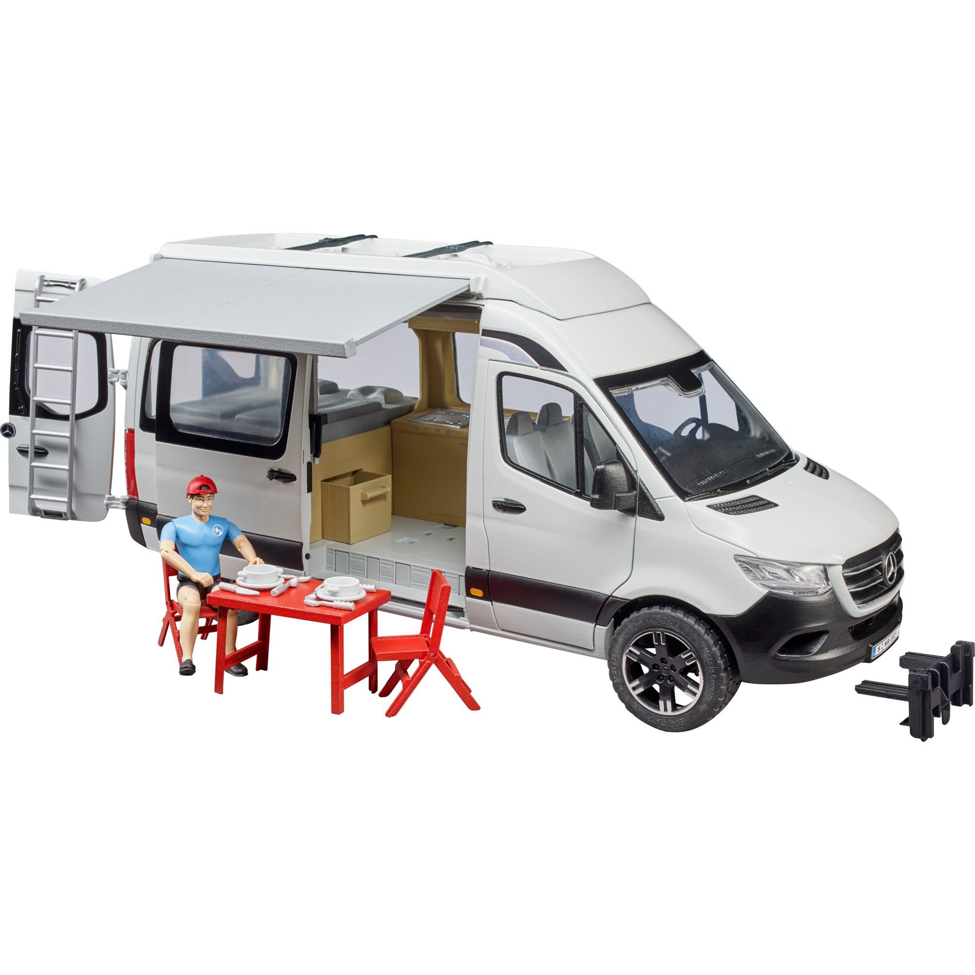 Bruder® Modellauto Mercedes Benz Sprinter Camper mit Fahrer