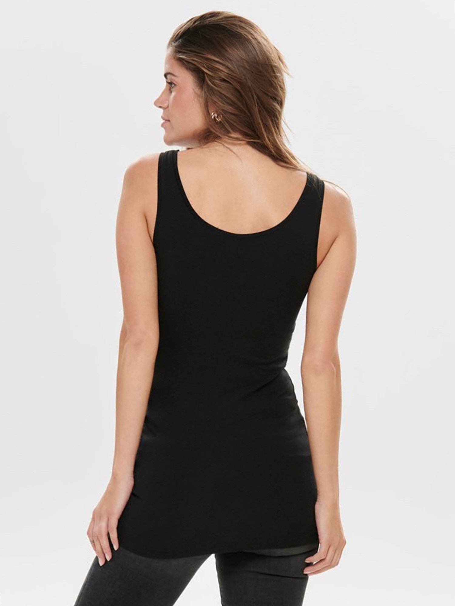 ONLY Tanktop Live Love (3-tlg) Lange Tops, elastische Baumwollqualität – Bild 3 von 5