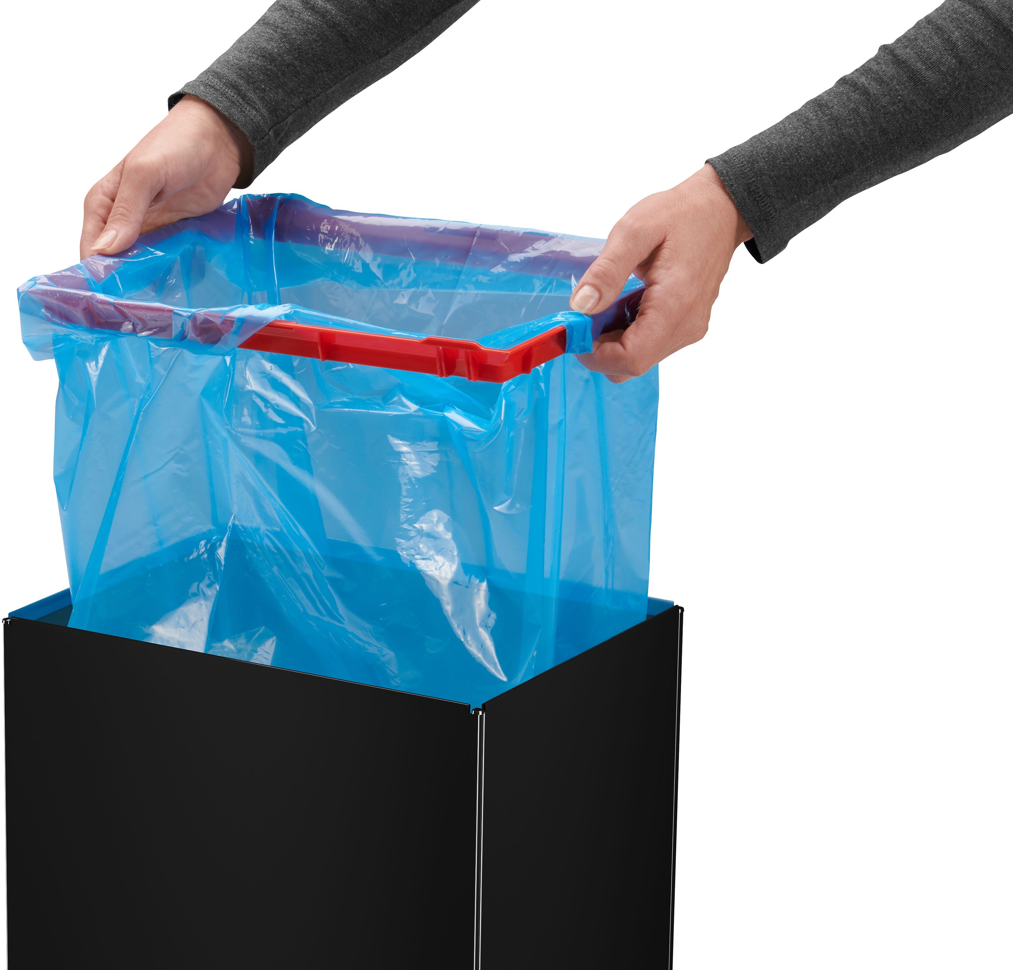 Hailo Abfalleimer "Big-Box Swing XL" 52 l, schwarz – Bild 4 von 5