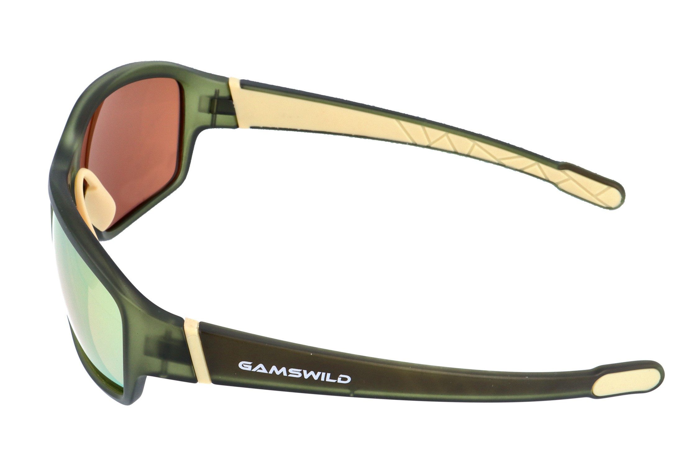 Gamswild Sonnenbrille UV400 NEU "TR90" Sportbrille Sonnenbrille polarisiert, verspiegelt Herrenbrille Damenbrille WS8140 in grün, blau, weiß