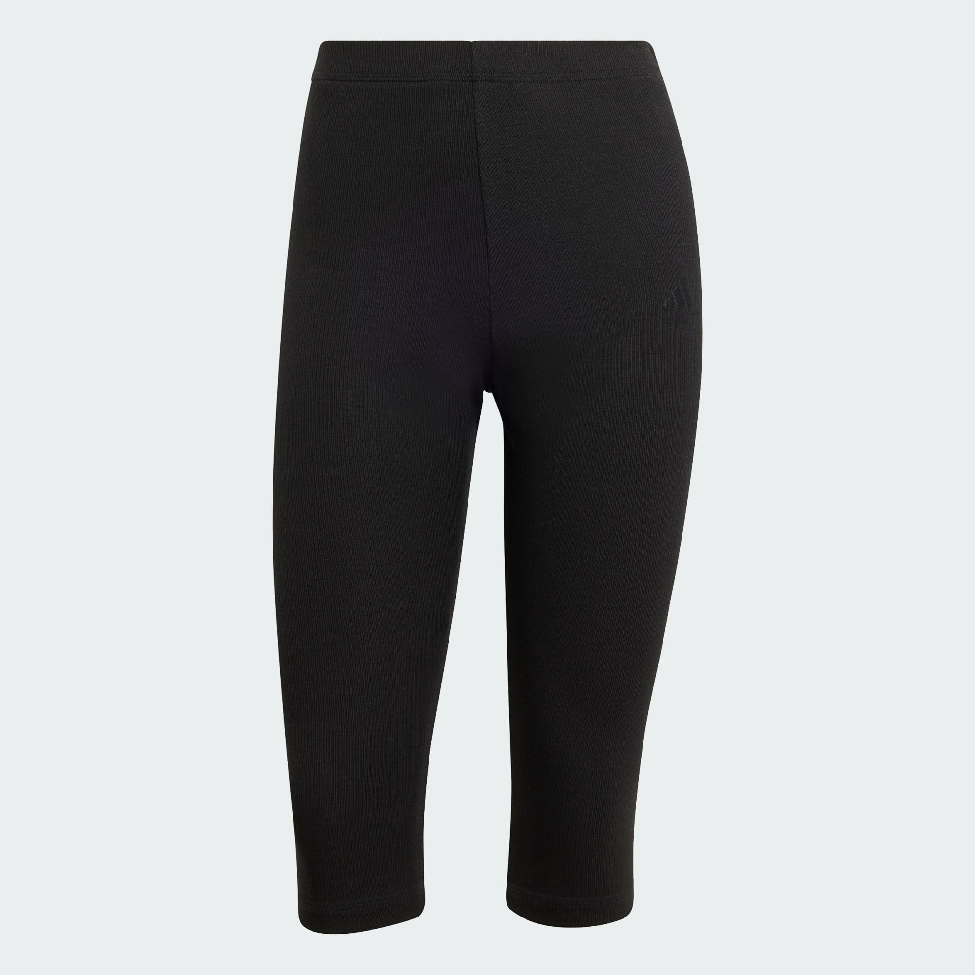 adidas Sportswear Leggings SEASONAL ESSENTIALS RIB CAPRI LEGGINGS (1-tlg)