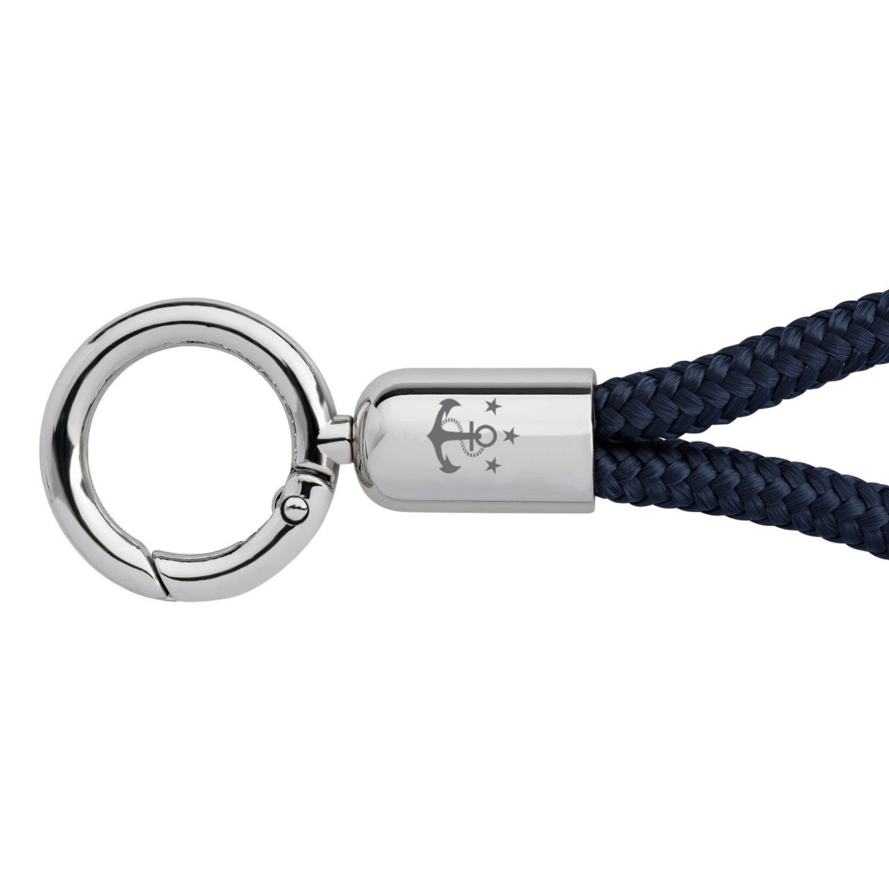17;30 Hamburg Schlüsselanhänger Schlüsselband Skipper (6MM) S, Tampen NAVY von 17;30 Hamburg
