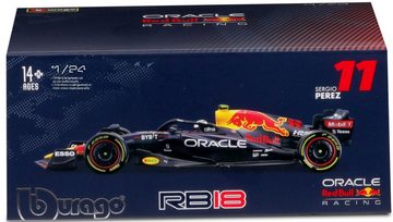 Bburago Sammlerauto F1 RedBull RB18, 2022, Hardcase #11 Perez, Maßstab 1:24