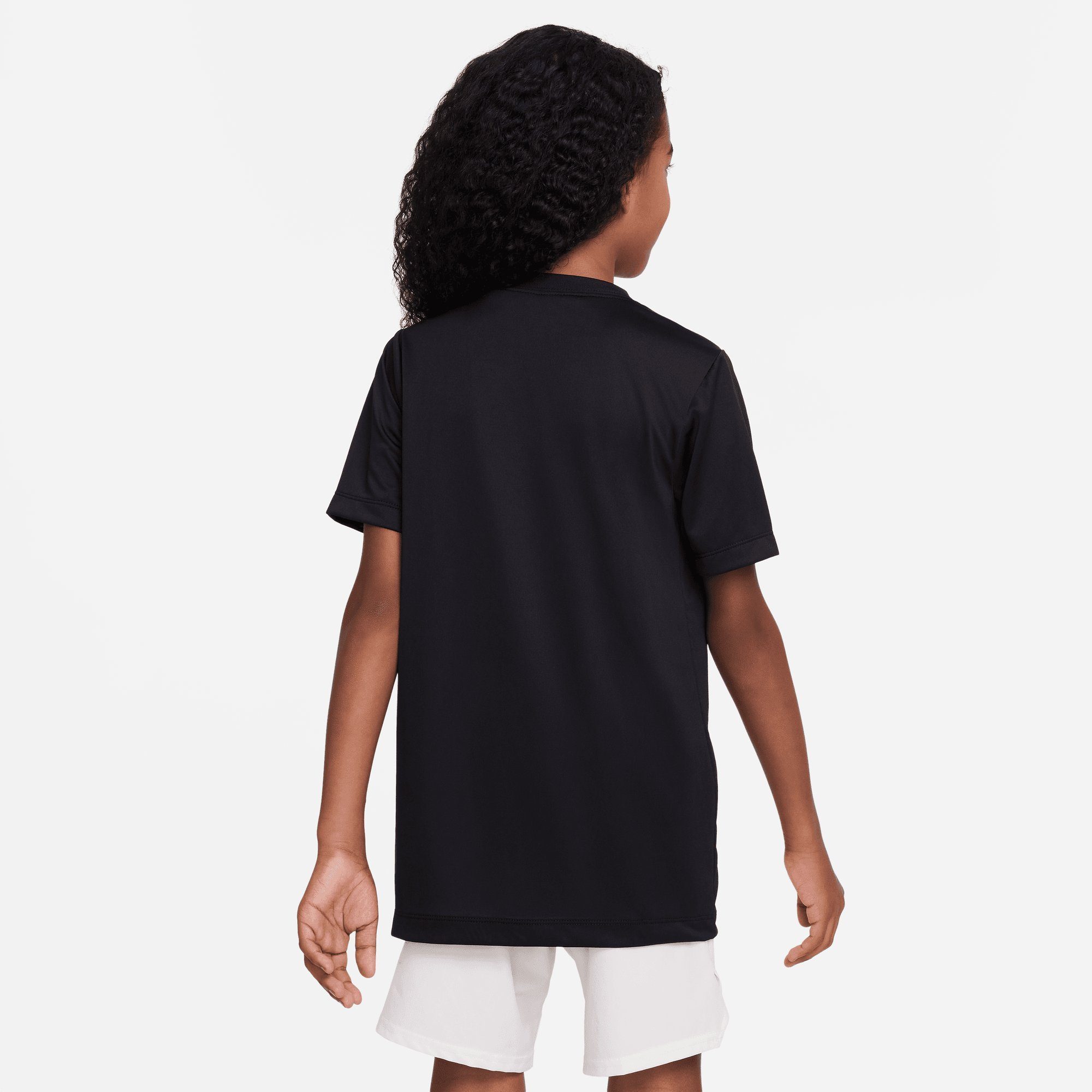 KIDS' T-SHIRT TRAINING Sportswear DRI-FIT BLACK Nike (BOYS) BIG T-Shirt