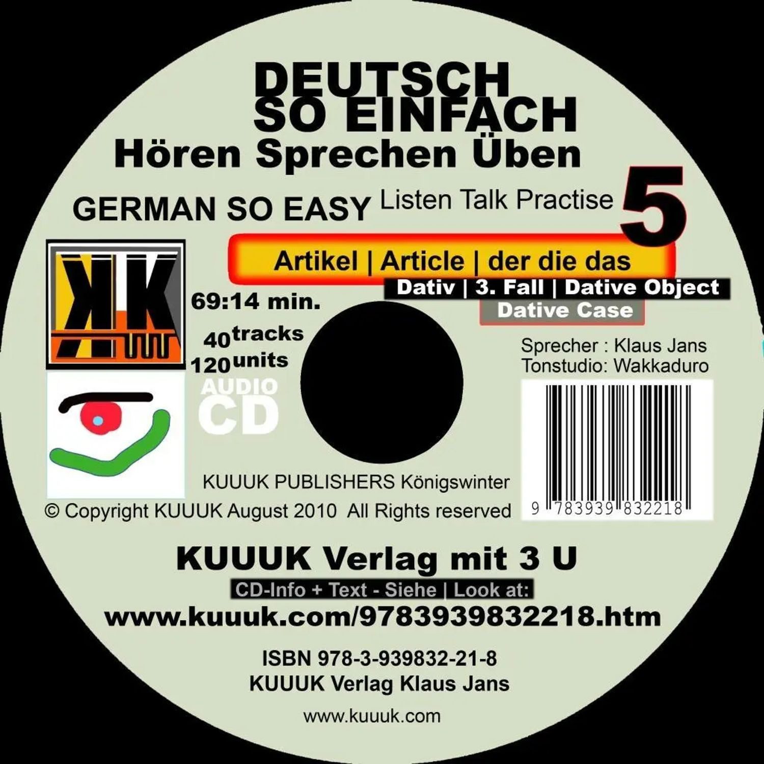 Hörspiel Jans, K: Deutsch So Einfach - Hören Sprechen Üben 5/ CD