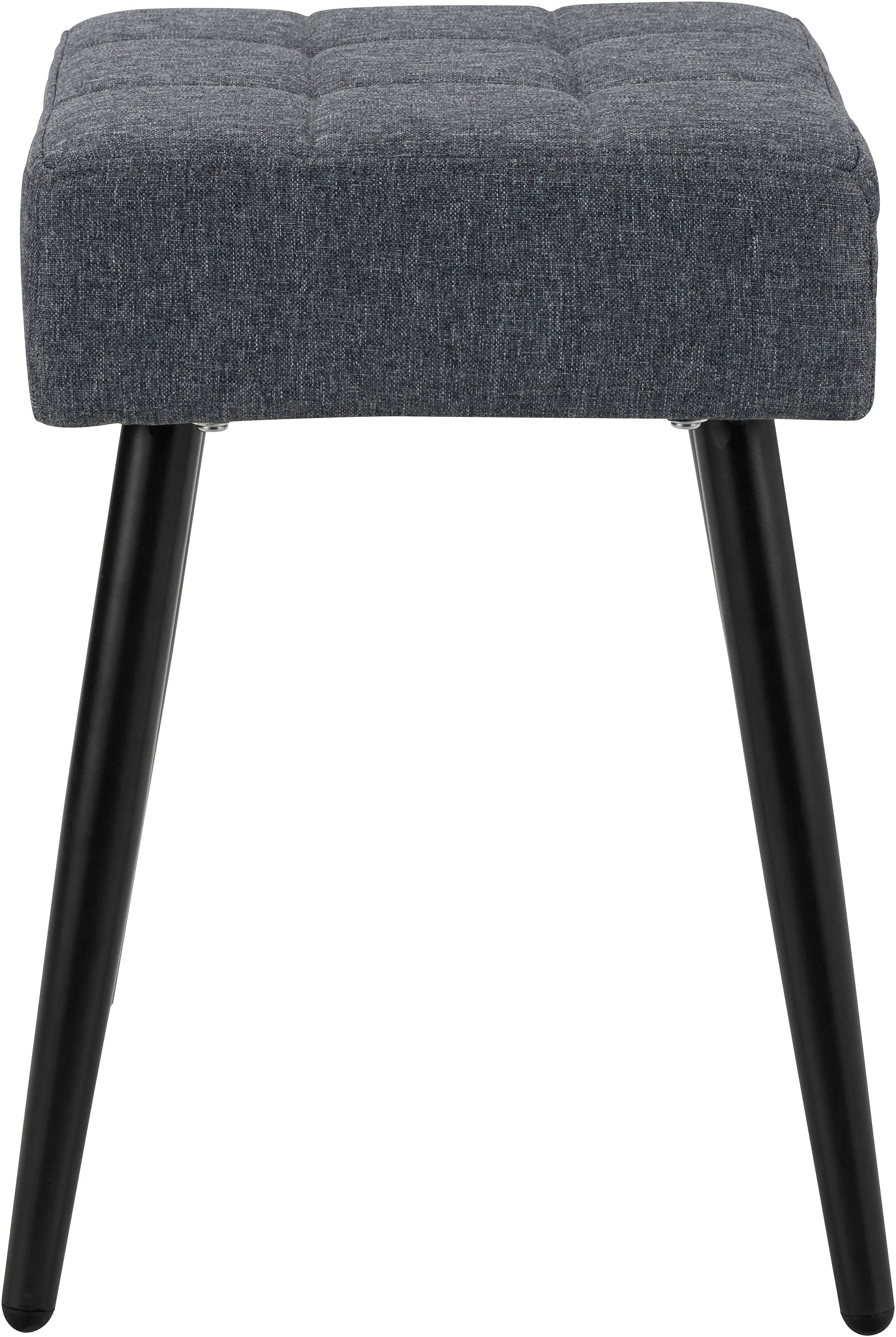 INOSIGN Hocker Louise (1 Anthrazit 32 St), quadratische cm in Sitzfläche