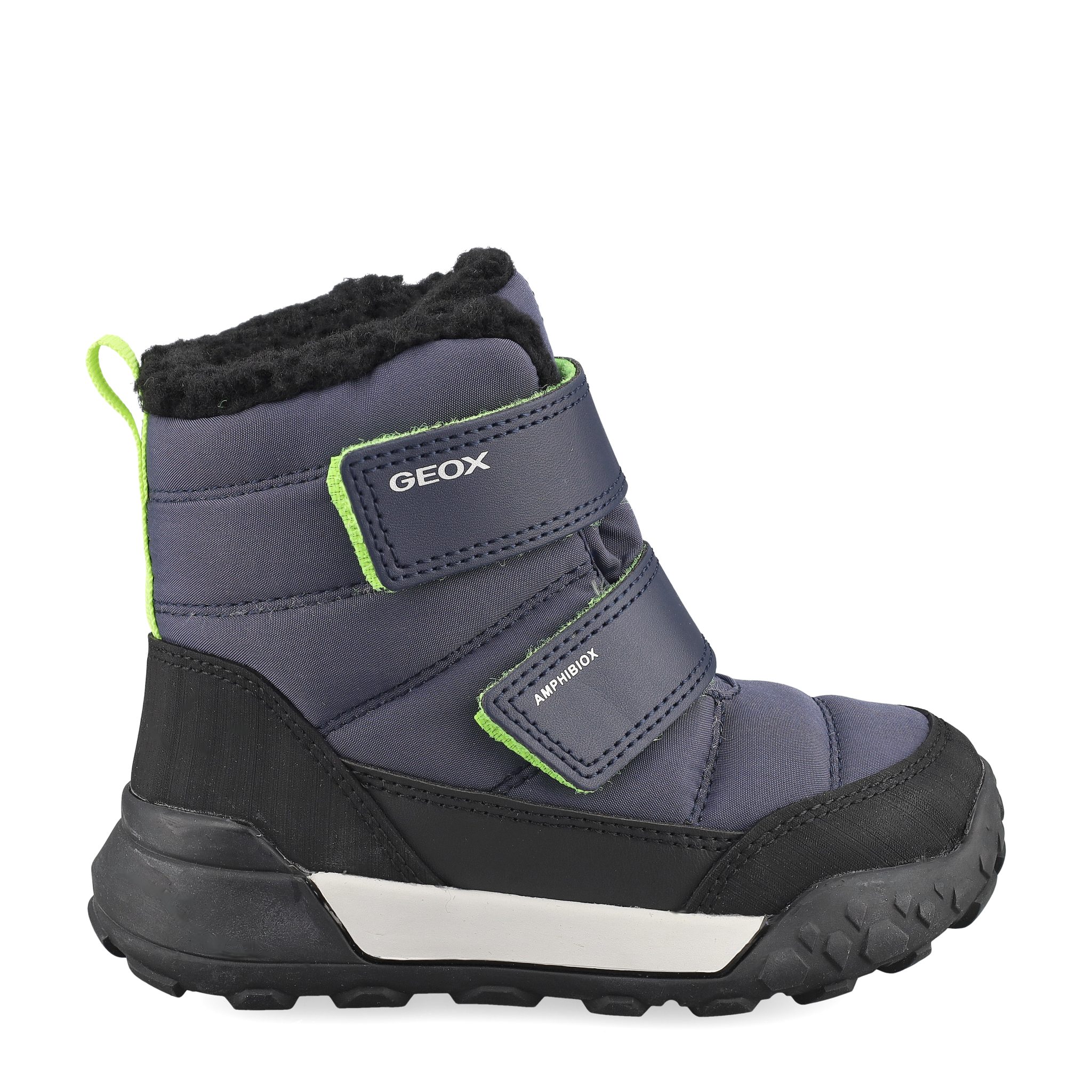 Geox GEOX TREKKYUP, Warmfutter, Blau, Kinder Winterstiefel